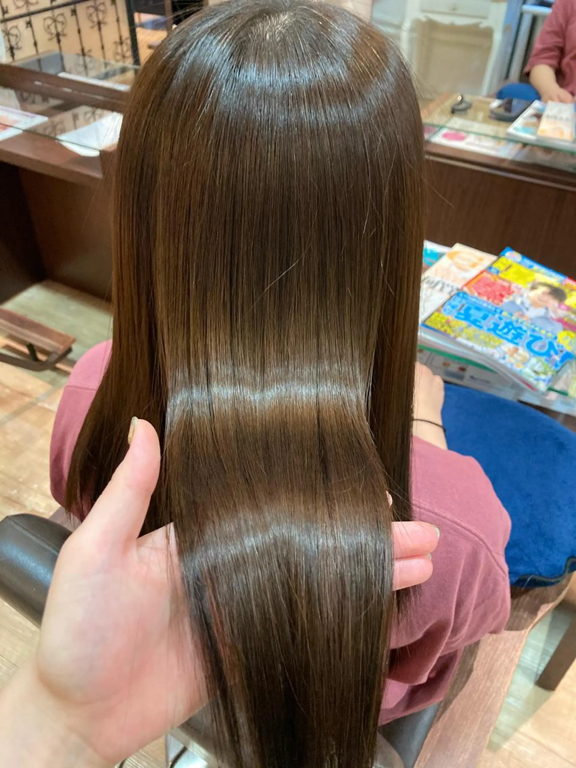 ロング 髪質改善 トリートメント 酸熱トリートメント 松村 由莉香/ カラー/髪質改善のヘアスタイル