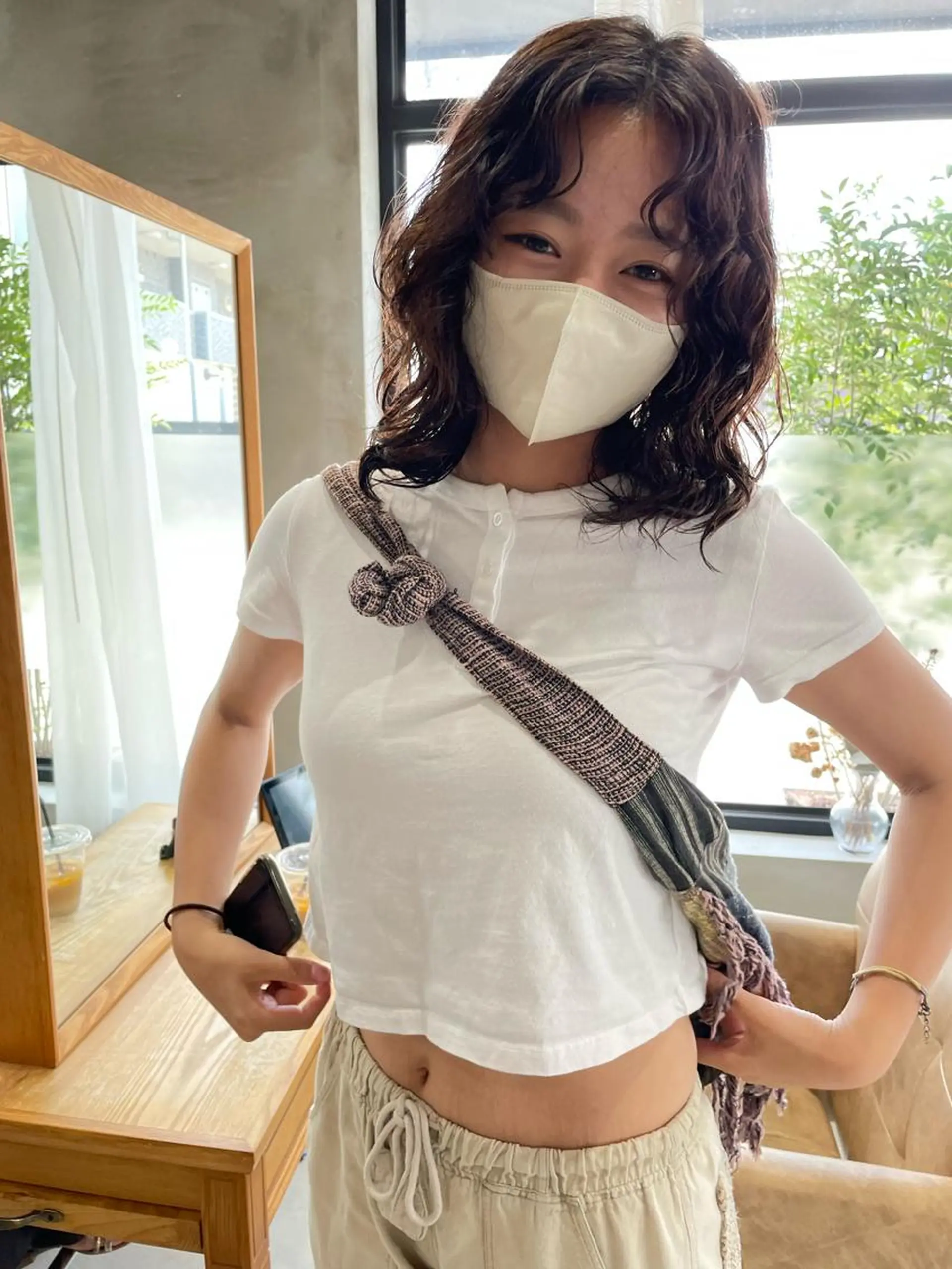 ミディアム パーマ spooopy所属・🕊大垣 めぐみ🕊のヘアスタイル