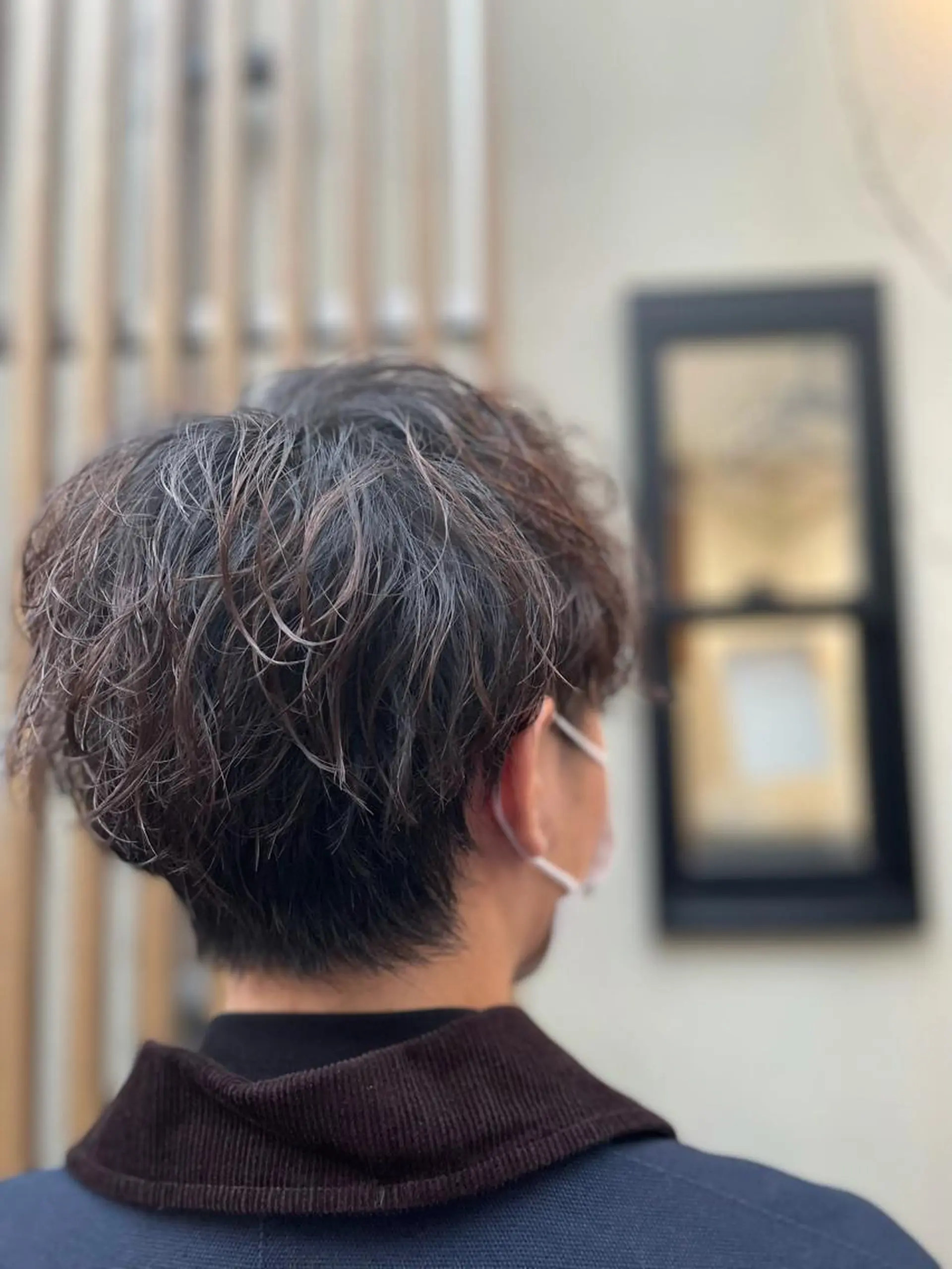 パーマ メンズ メンズパーマ BELO福島所属・ツイストスパイラル 成林康平のヘアスタイル