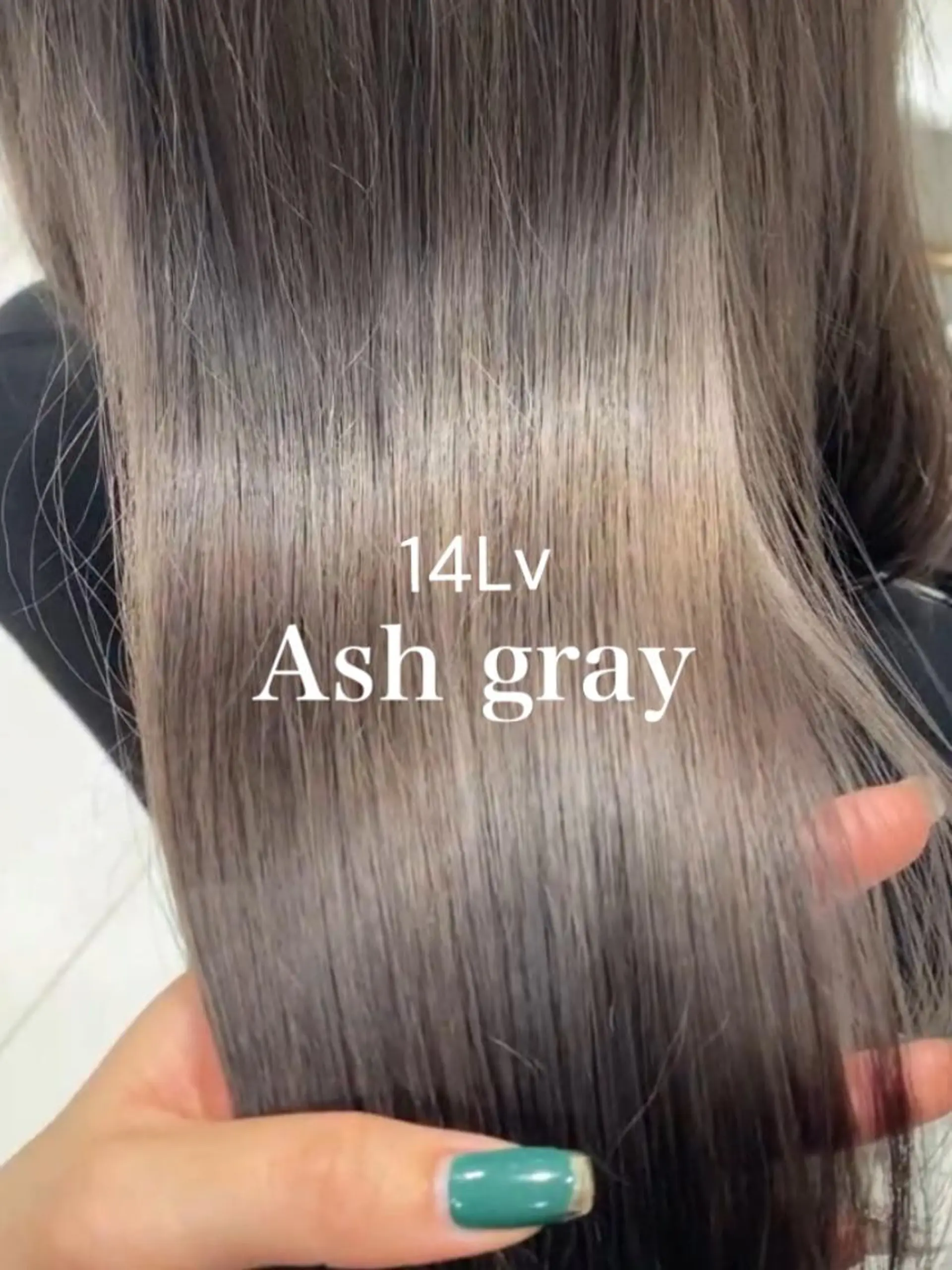 ミディアム カラー パーマ ヘアアレンジ ブリーチ 小野寺瑞希 /最小顔カットのヘアスタイル