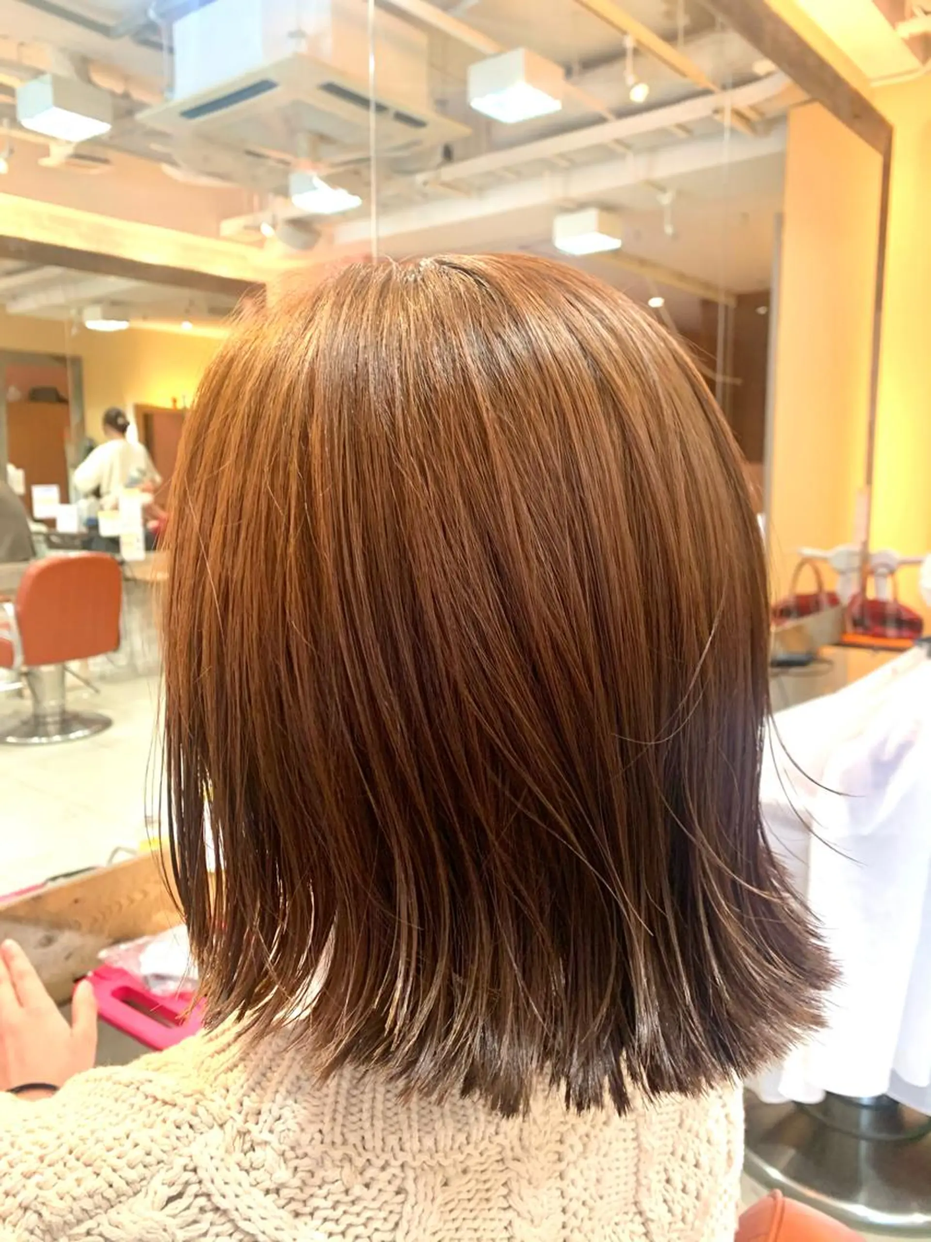 ショート カラー 黒髪 ブリーチ ブリーチなしカラー 若林 良のヘアスタイル