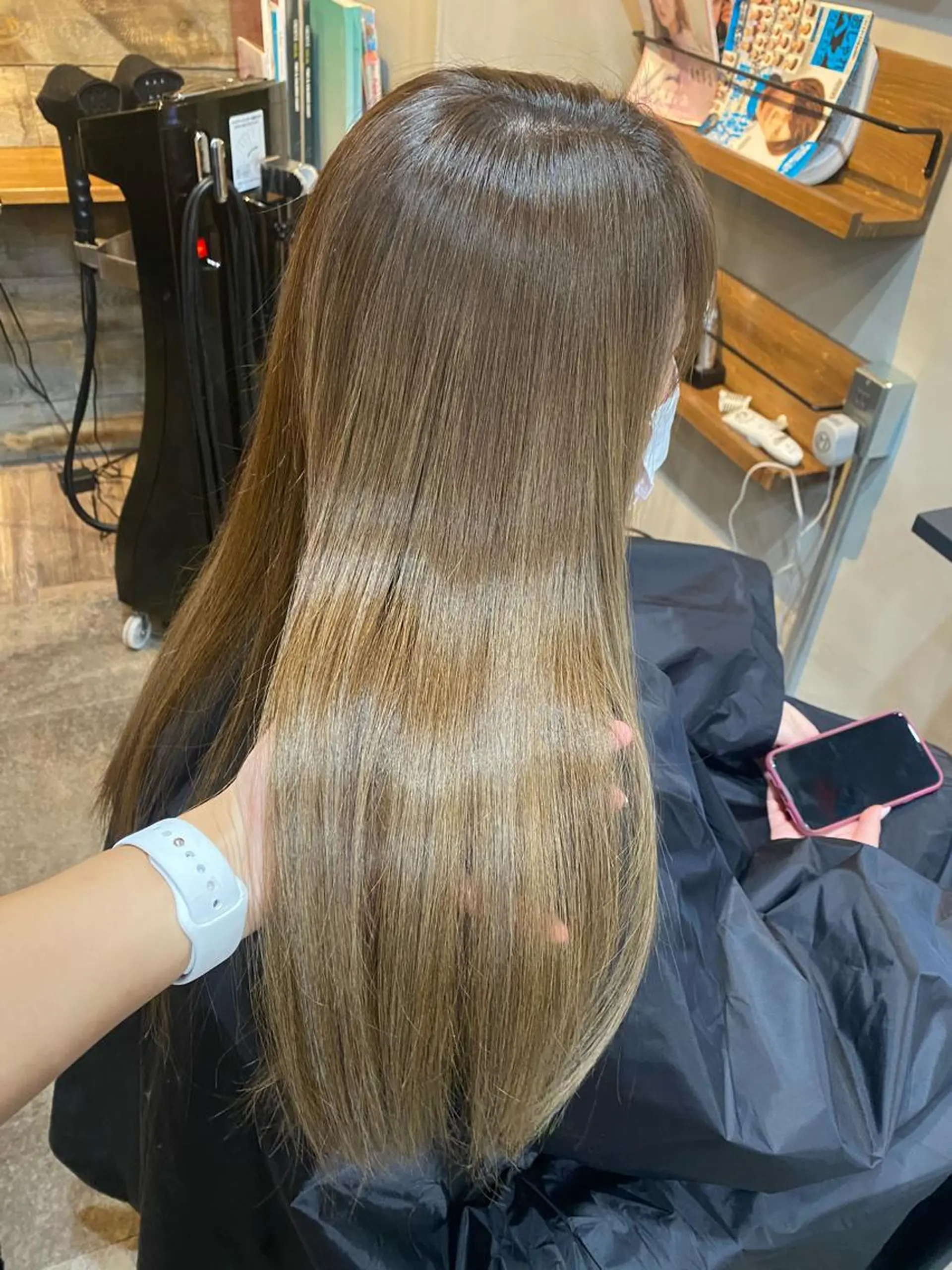 ロング ヘアカラー トリートメント sail所属・sail ミウのヘアスタイル