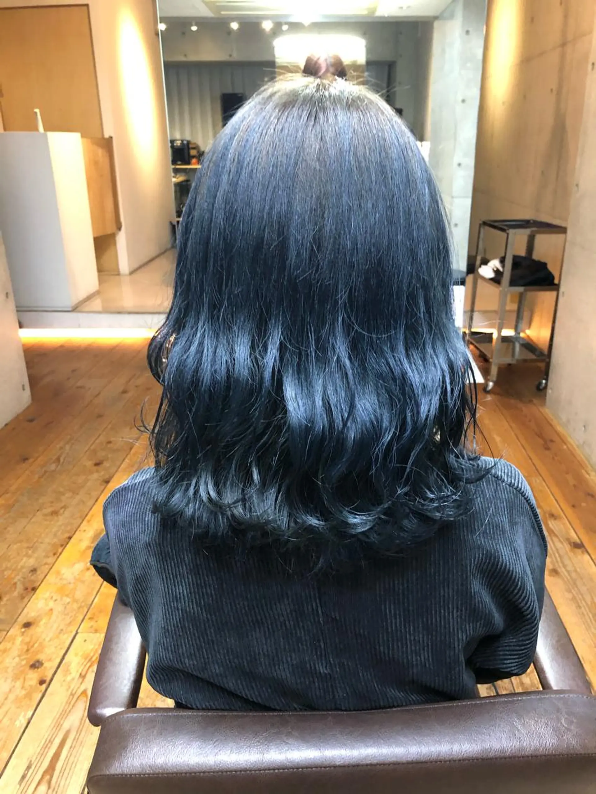 セミロング カラー nagisa /縮毛矯正のヘアスタイル