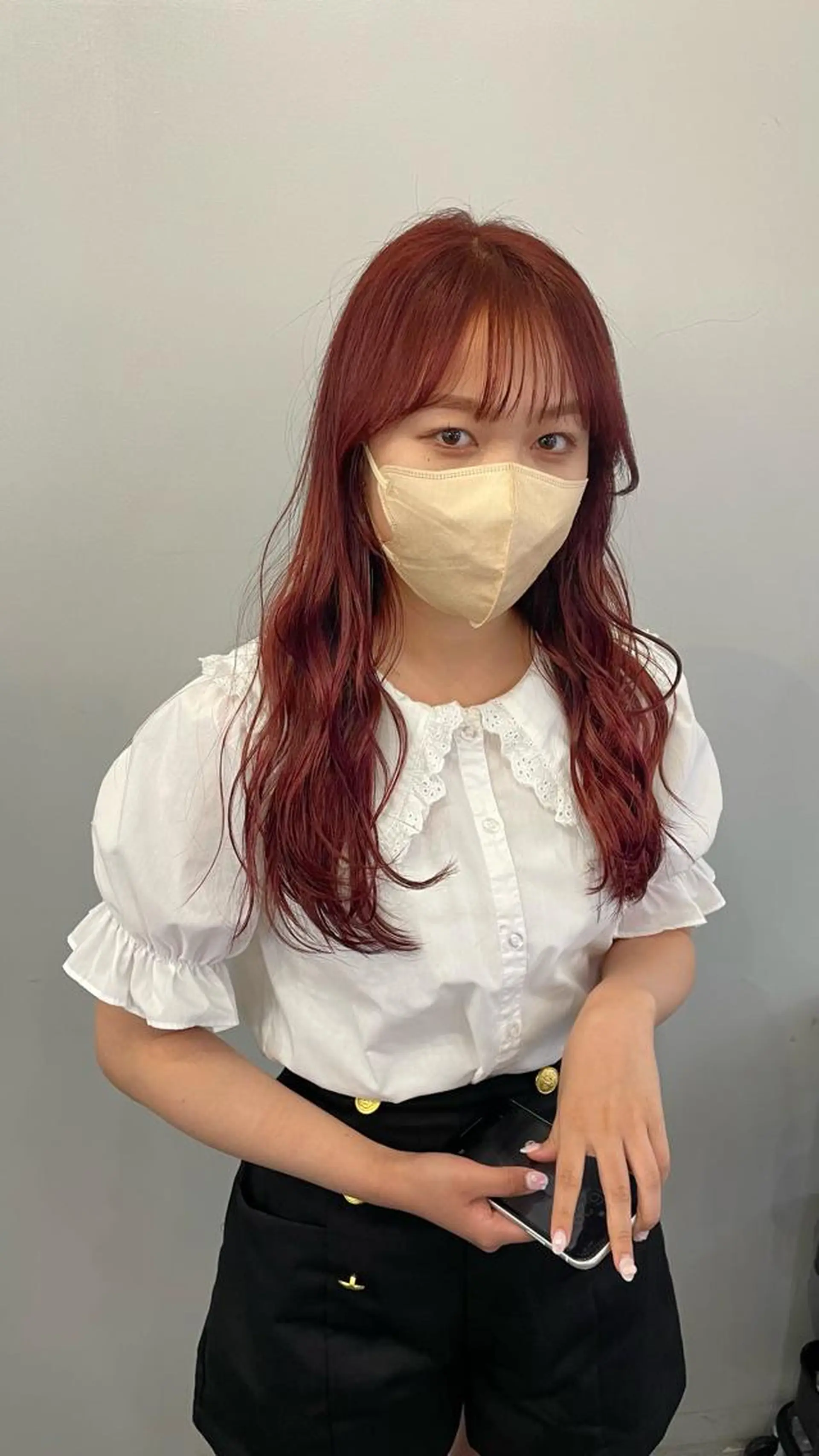 ミディアム カラー ヘアアレンジ ブラウンカラー ピンクカラー ピンクブラウン ヘアカラー トリートメント ヘアセット 💐ナチュラルヘア Kroda💐のヘアスタイル