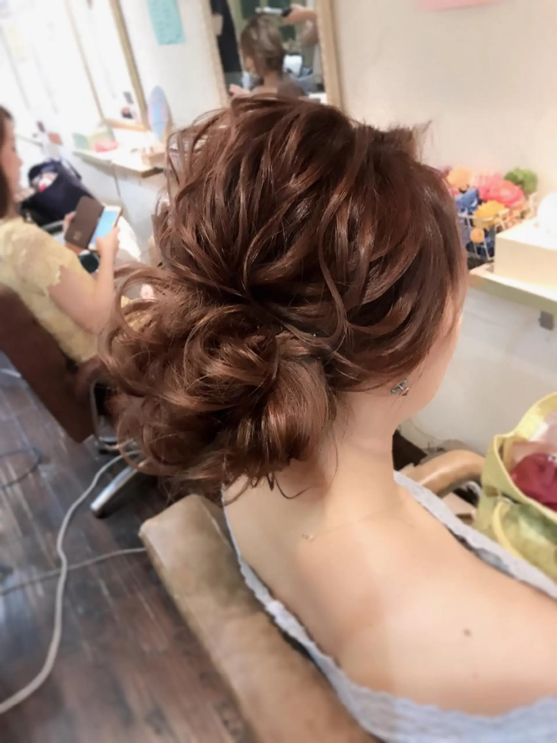 ミディアム ヘアアレンジ 【カメレオン】 上村 祥子のヘアスタイル