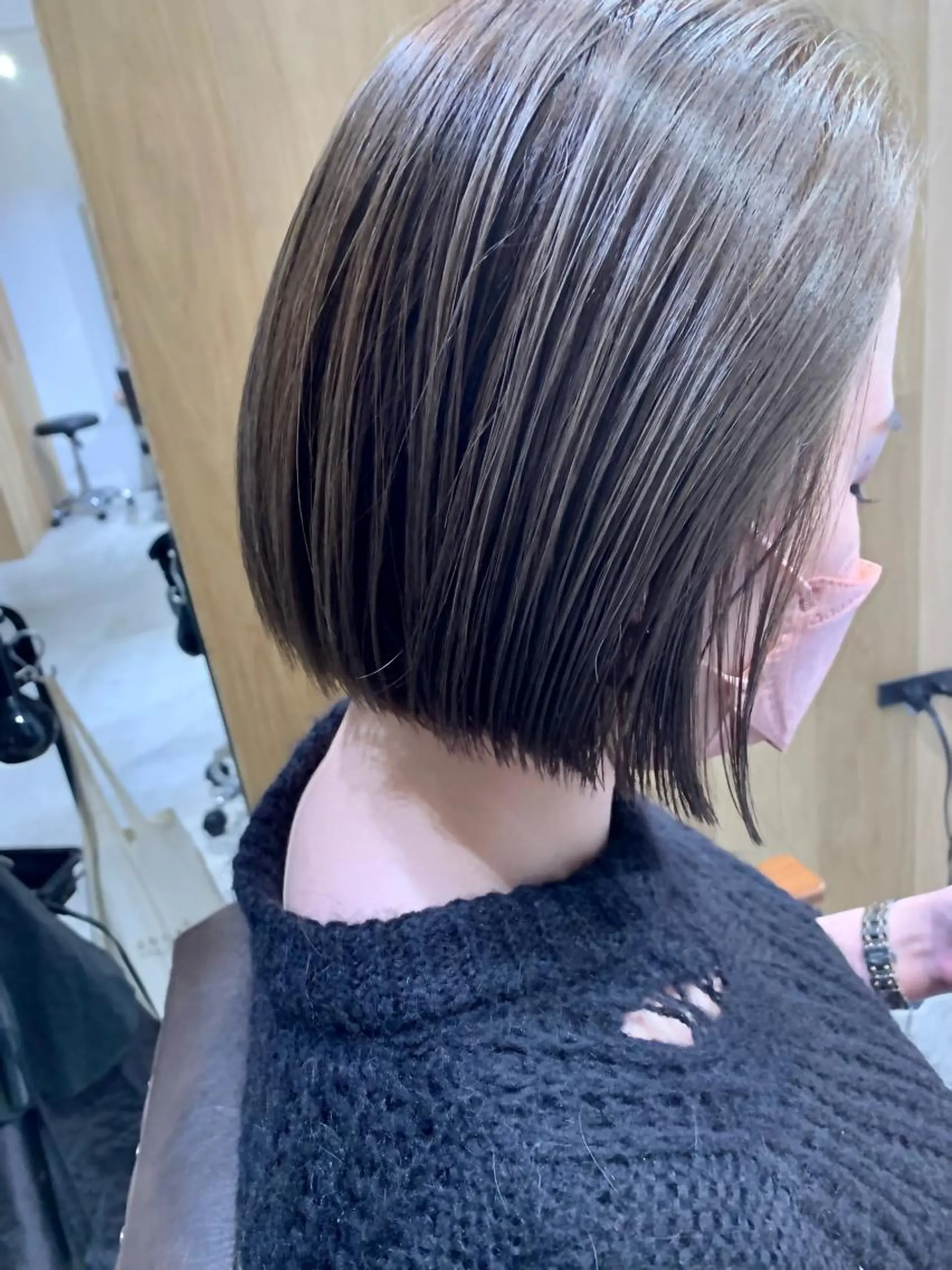 ショート カラー 藤野なつえ ナチュラルのヘアスタイル