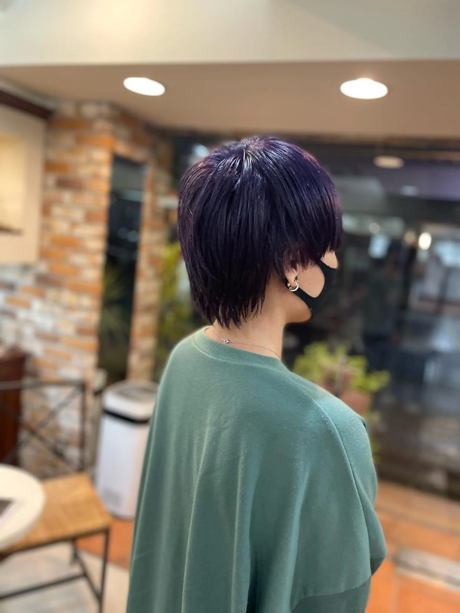 ショート アッシュ League サトウナツのヘアスタイル