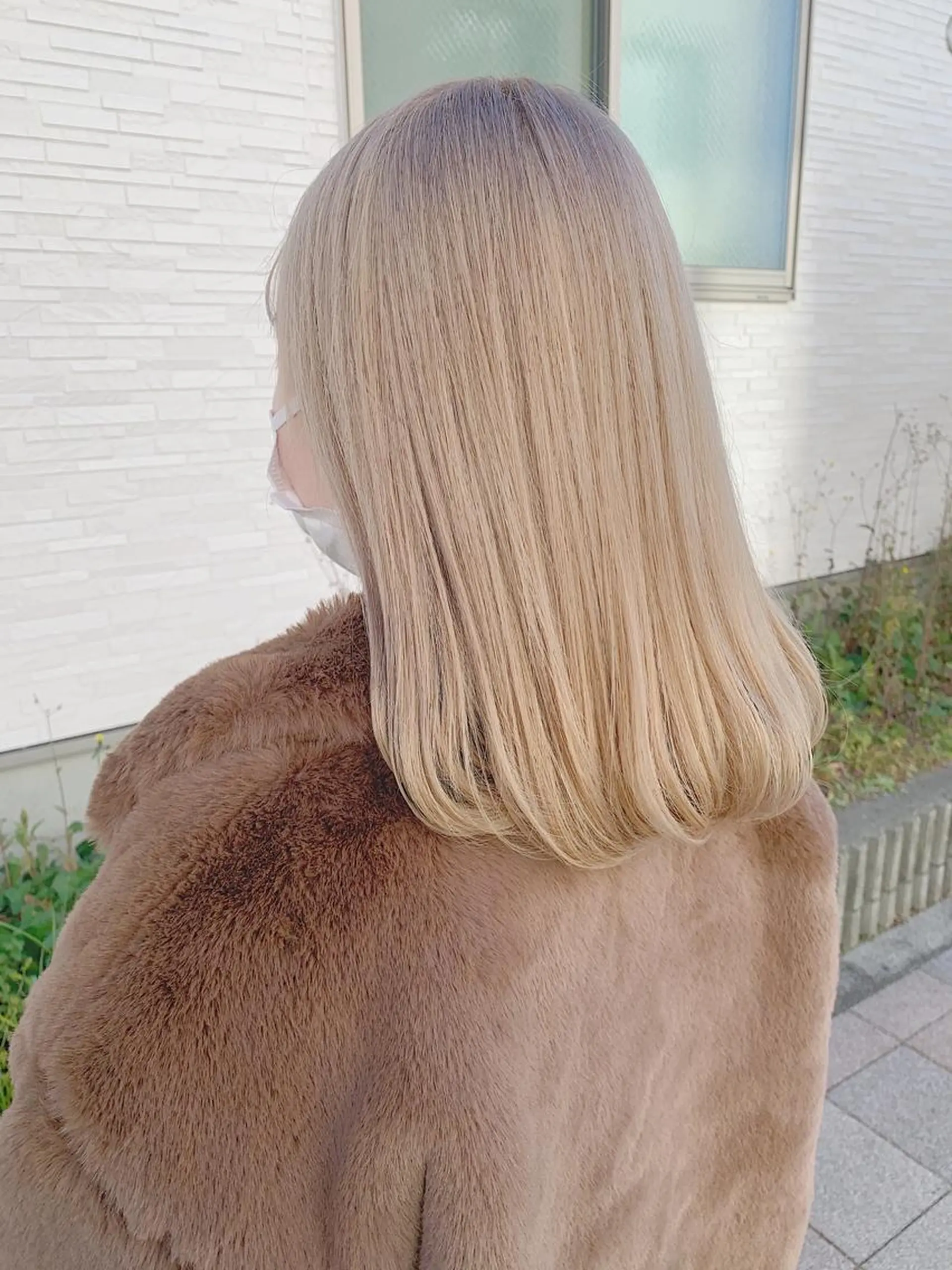 セミロング カラー 🧸ミルクティー🧸 kousei🧸のヘアスタイル