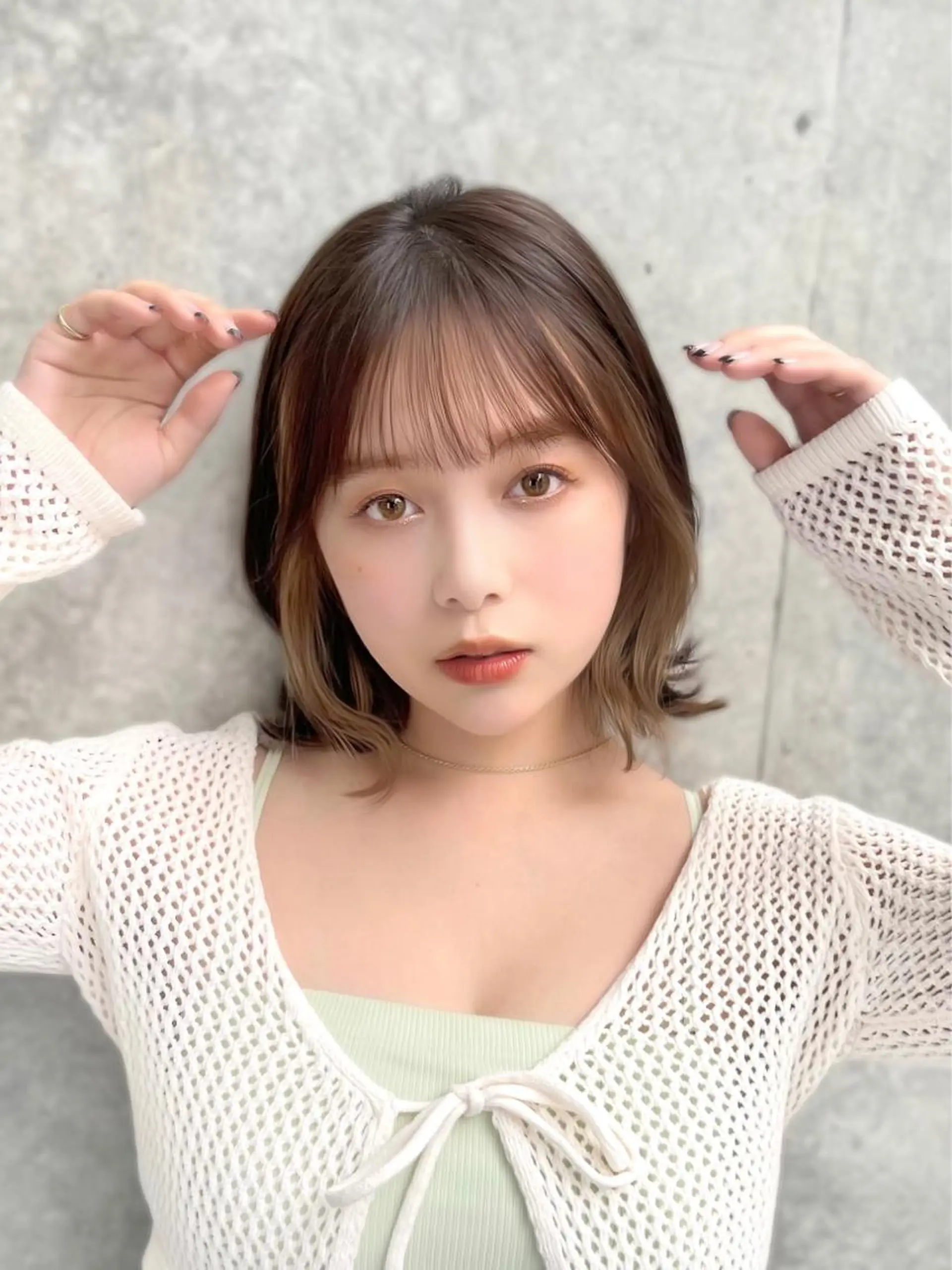 ミディアム カラー パーマ ヘアアレンジ ベージュカラー ブリーチ ケアブリーチ 透明感カラー ダブルカラー レイヤーカット/ボブ /縮毛矯正✨大輝のヘアスタイル