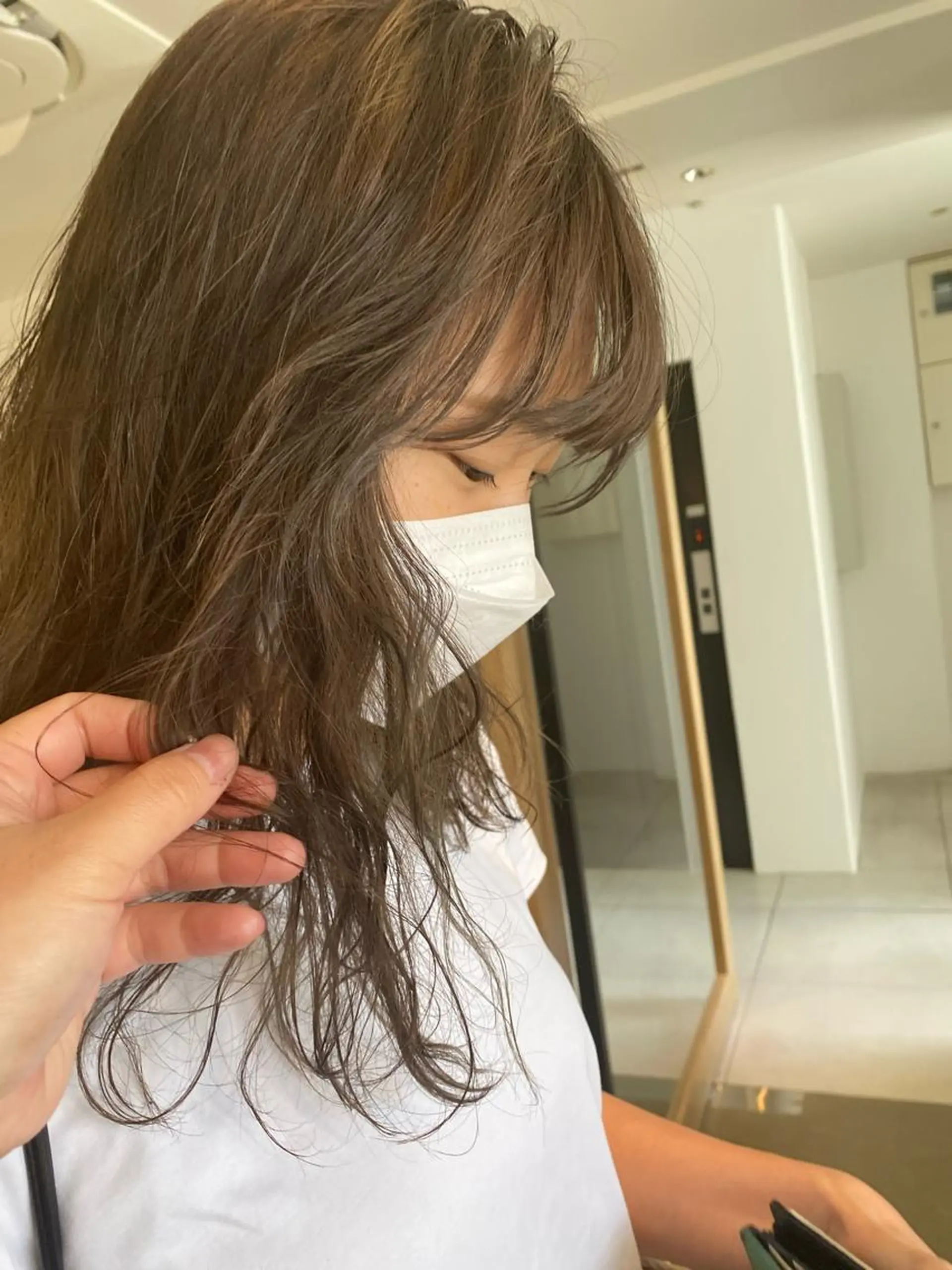 セミロング I nagiのヘアスタイル