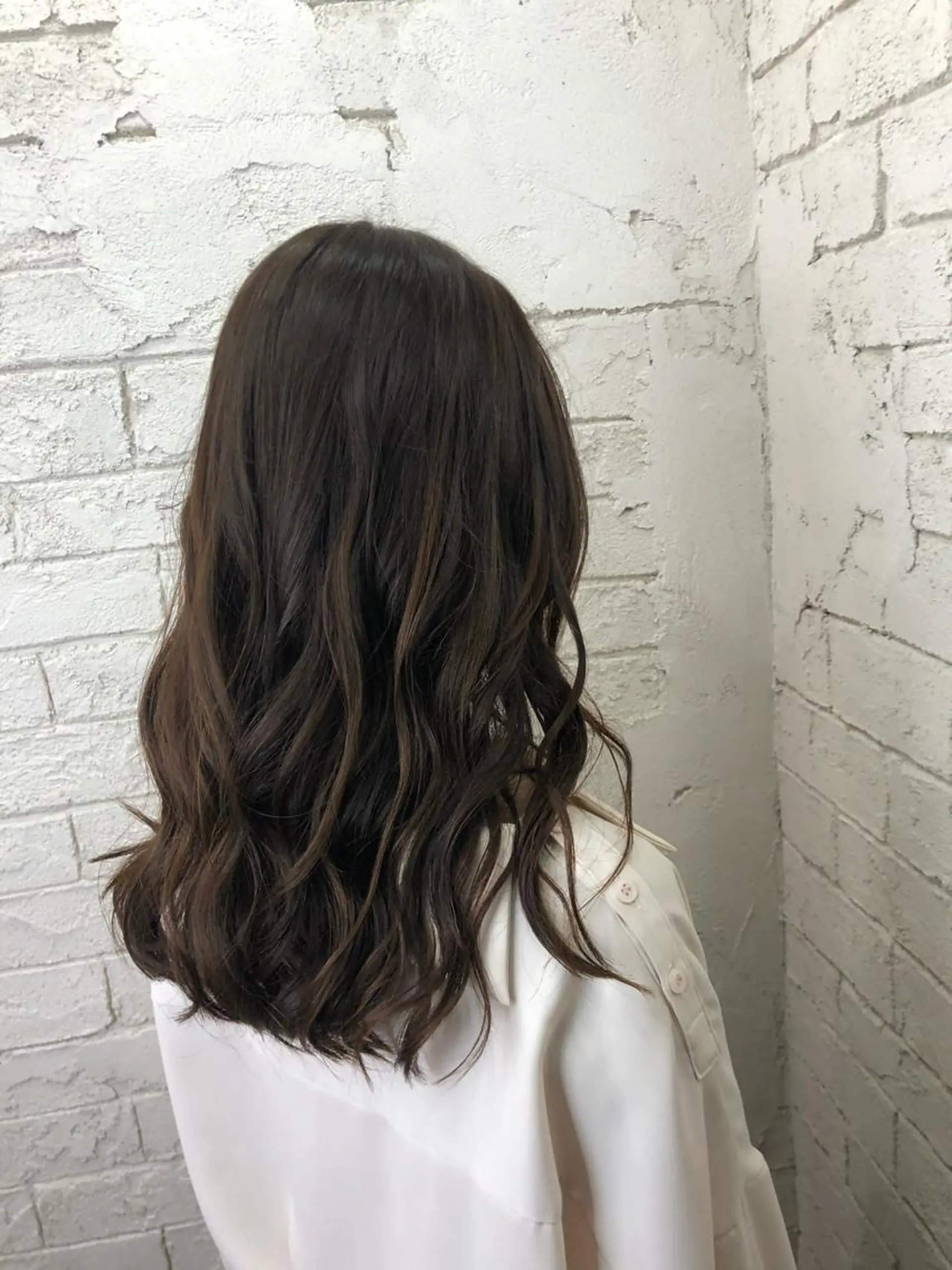 ミディアム 髪質改善縮毛矯正× 艶髪カラー板垣智大のヘアスタイル