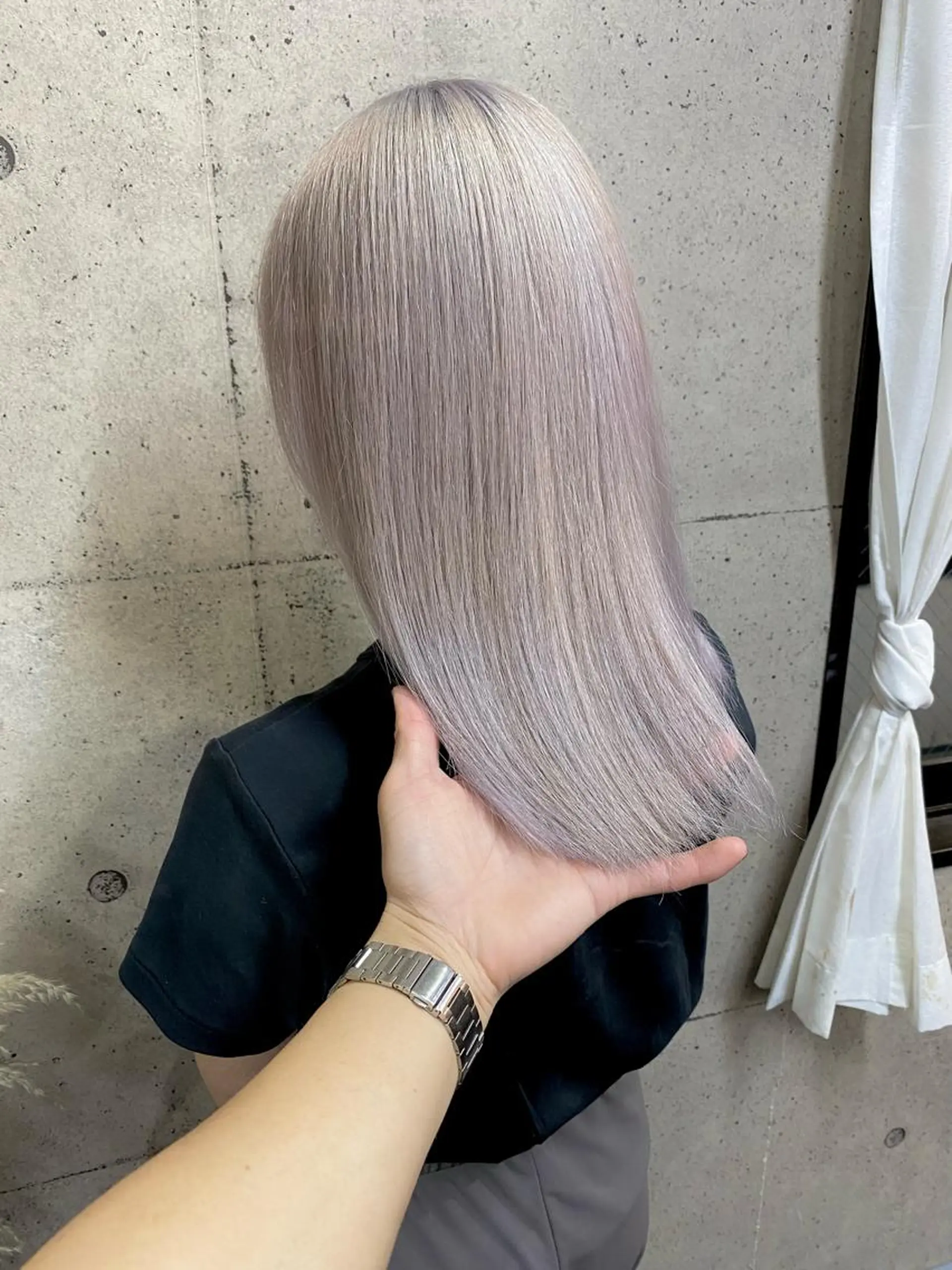 ミディアム カラー ヘアカラー トリートメント MORROW所属・⭕️ダメージレス特化 髪質改善🥇丸山憲人のヘアスタイル