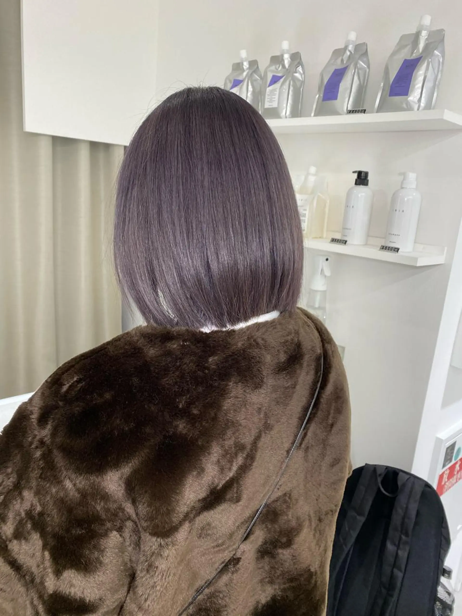 カラー ヘアカラー トリートメント ブリーチ/髪質改善 公文愛結のヘアスタイル