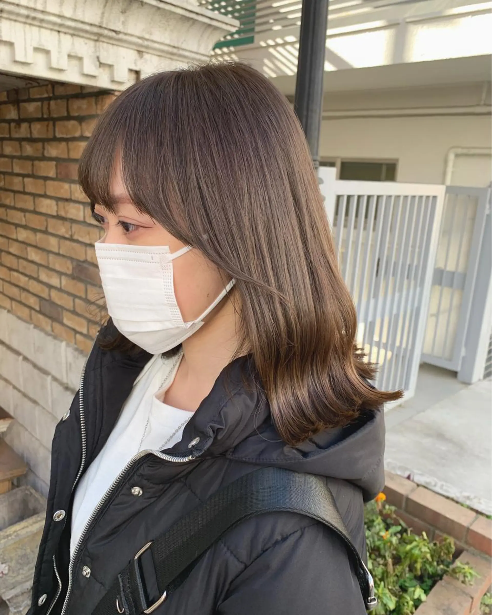 ミディアム レイヤーカット 似合わせカラー🫶 小川千波のヘアスタイル