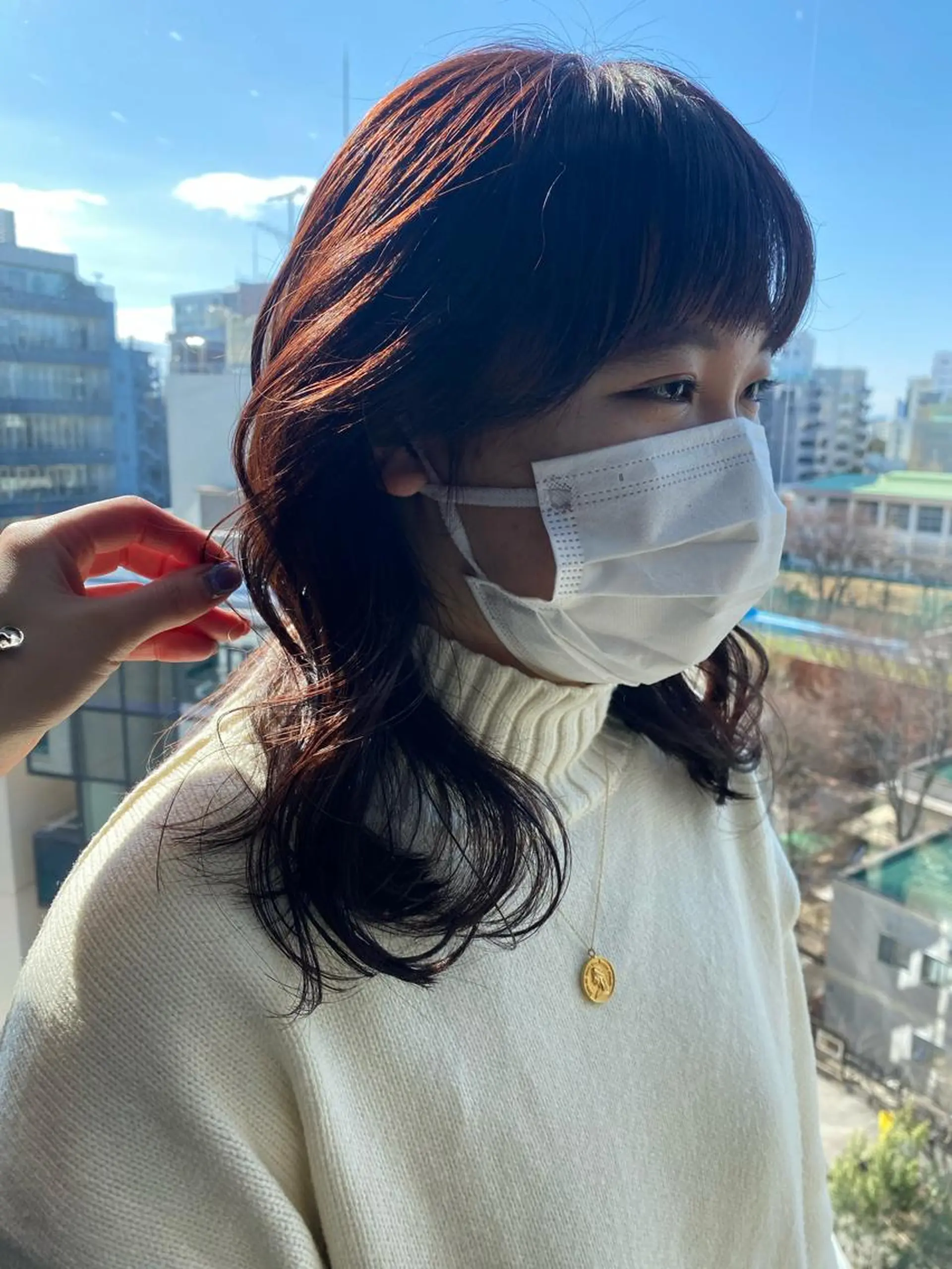 ミディアム カラー カット ヘアカラー トリートメント Dxxxx III所属・オシャレ女性目線の 大人メンズ❁⃘*.ﾟのヘアスタイル