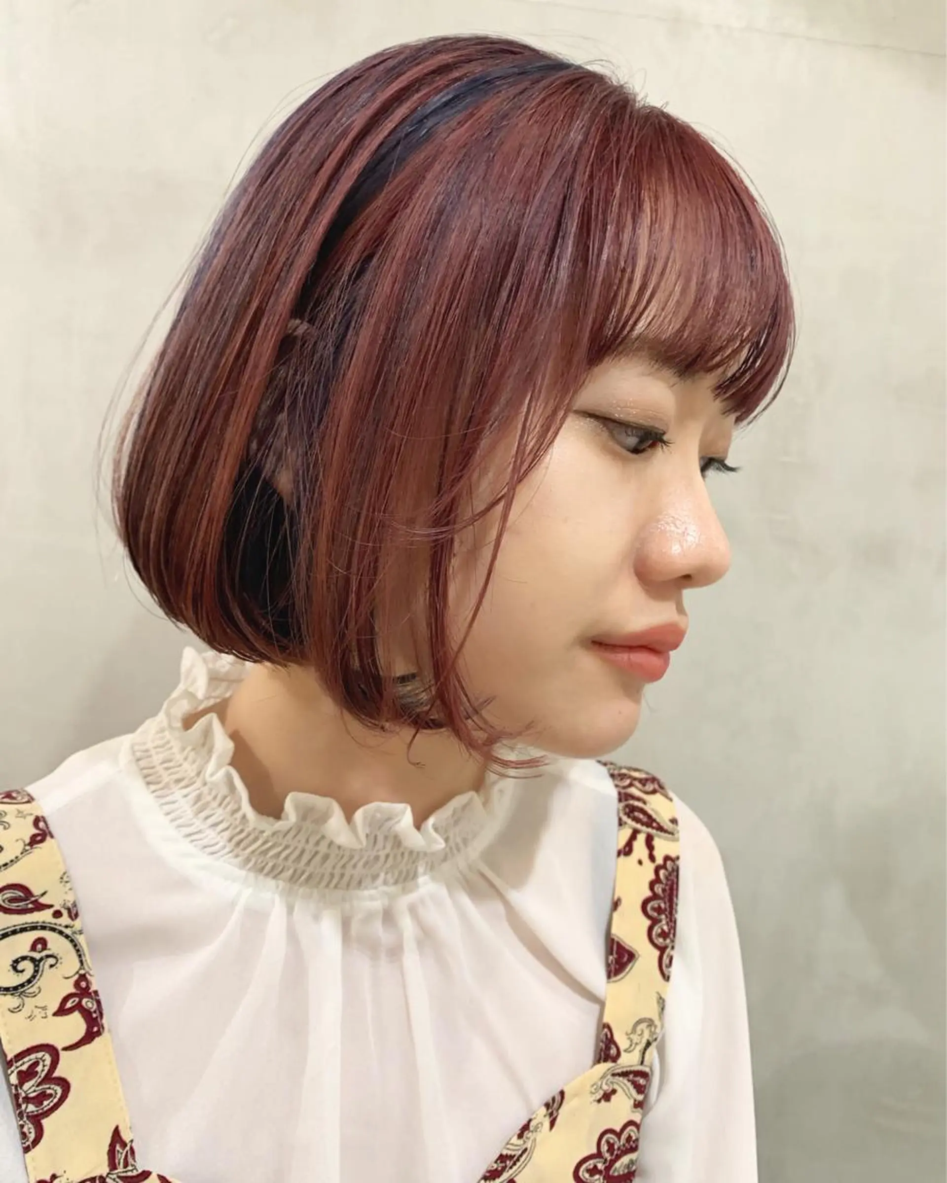 ショート カラー カット ヘアカラー トリートメント 優 作のヘアスタイル