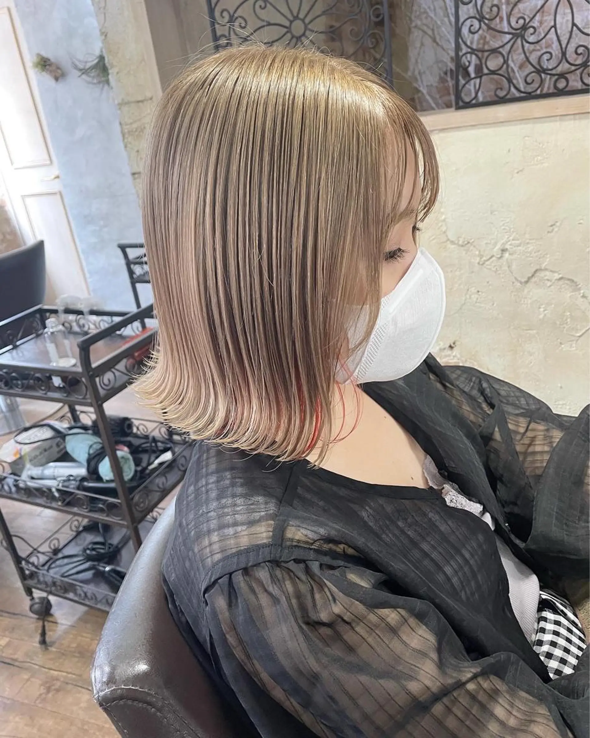 ショート カラー ヘアカラー トリートメント 遠藤 拓馬のヘアスタイル