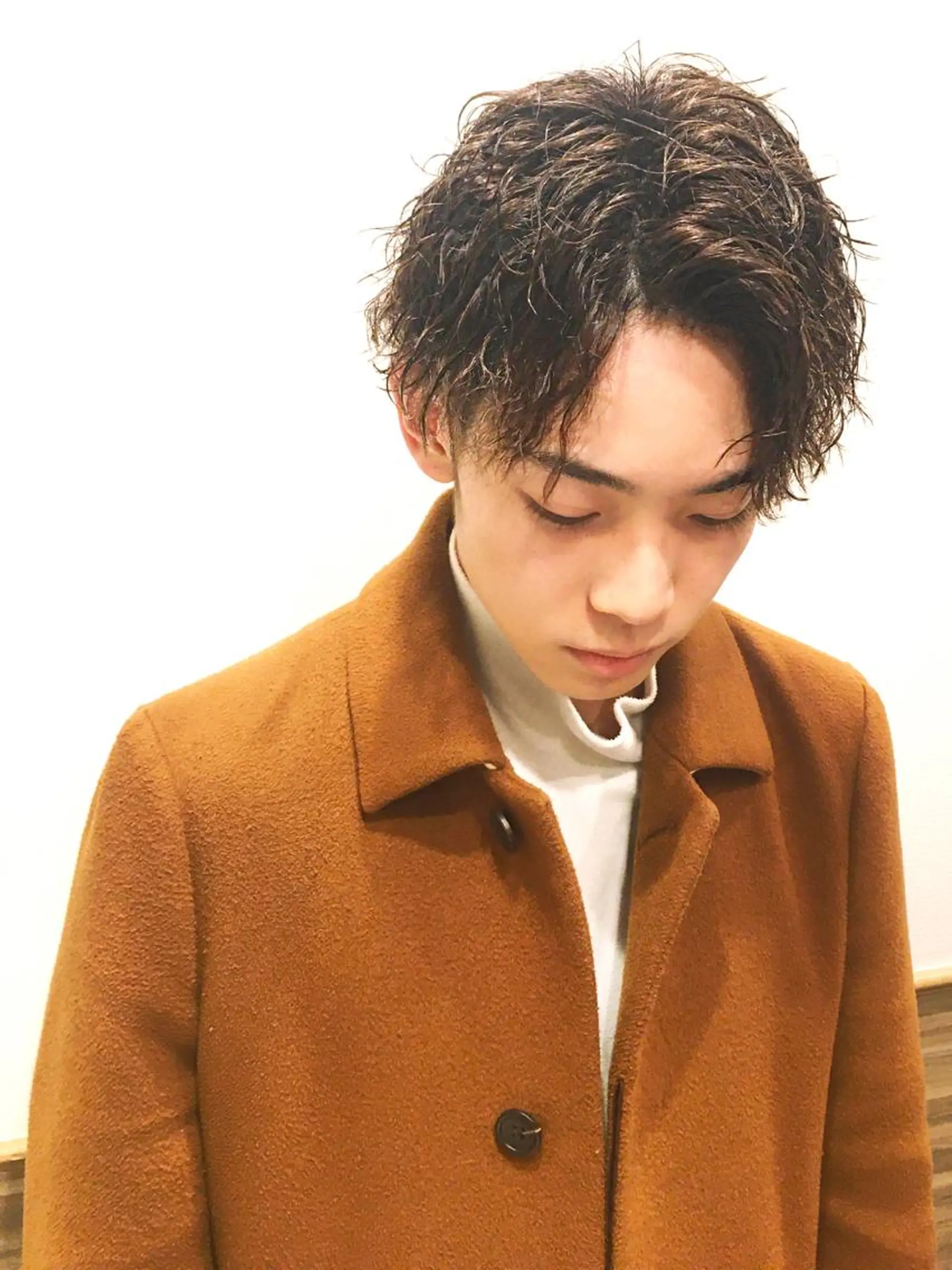 ミディアム 予約1000件超 ✨メンズパーマのヘアスタイル