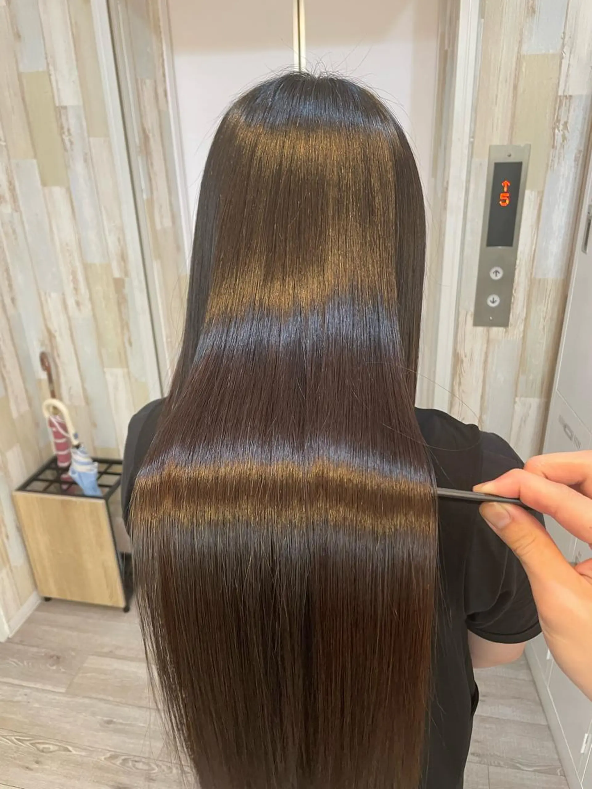 ミディアム カラー 髪質改善 トリートメント カット ヘアカラー トリートメント HIKARU副店長/ ✨️髪質改善のヘアスタイル