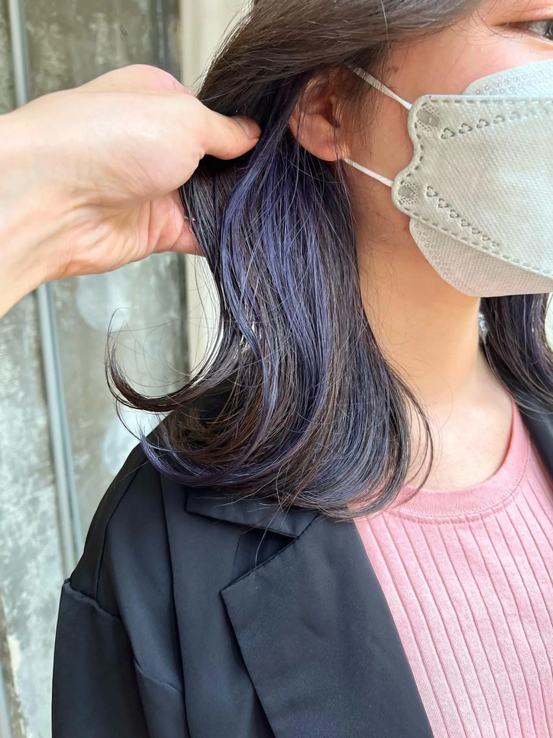 カラー カット ヘアカラー 猪原 海斗メンズパーマのヘアスタイル