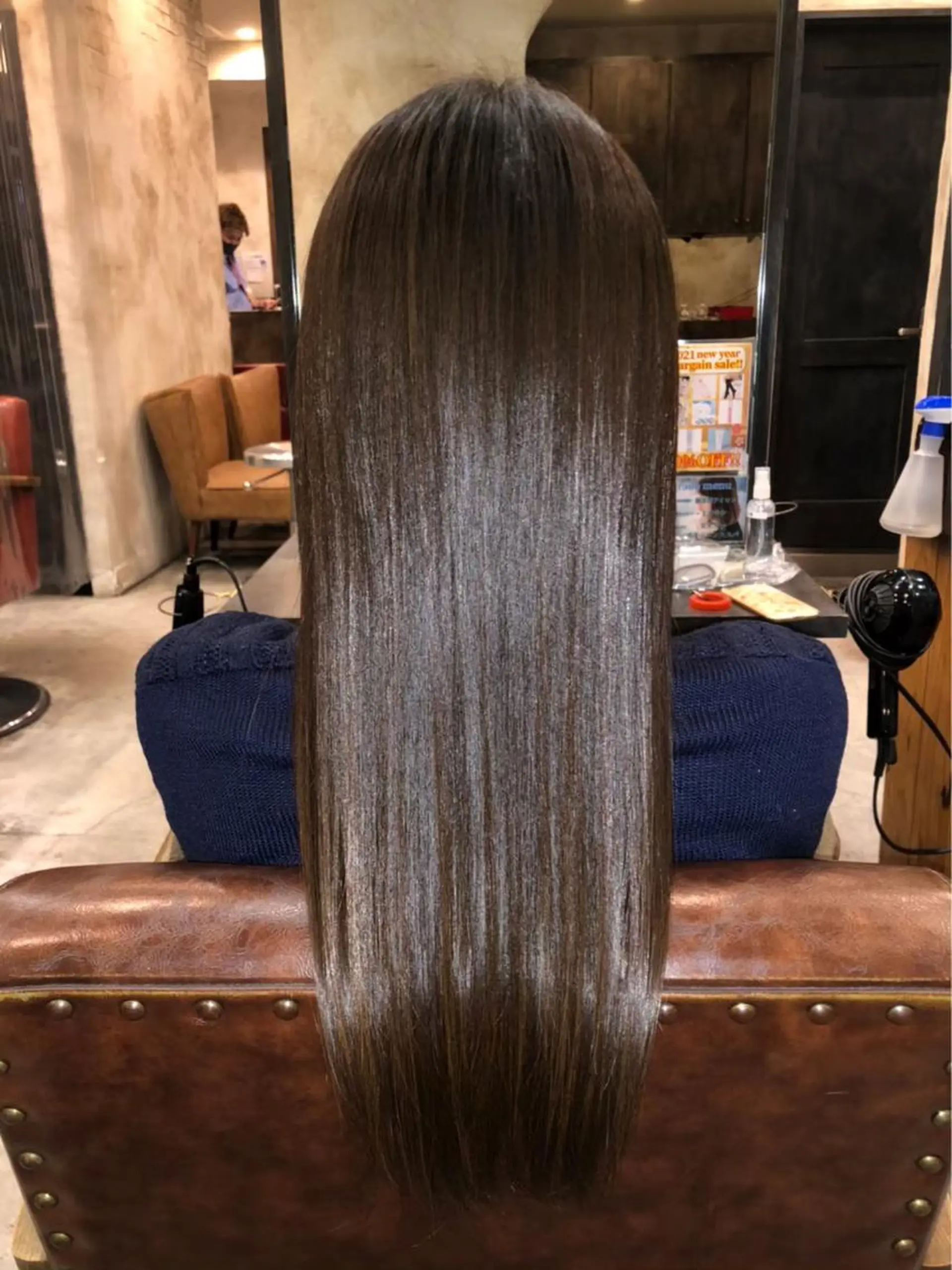 ロング カット 縮毛矯正 トリートメント ヘッドスパ 🫧レイヤーお任せ ください🫧のヘアスタイル