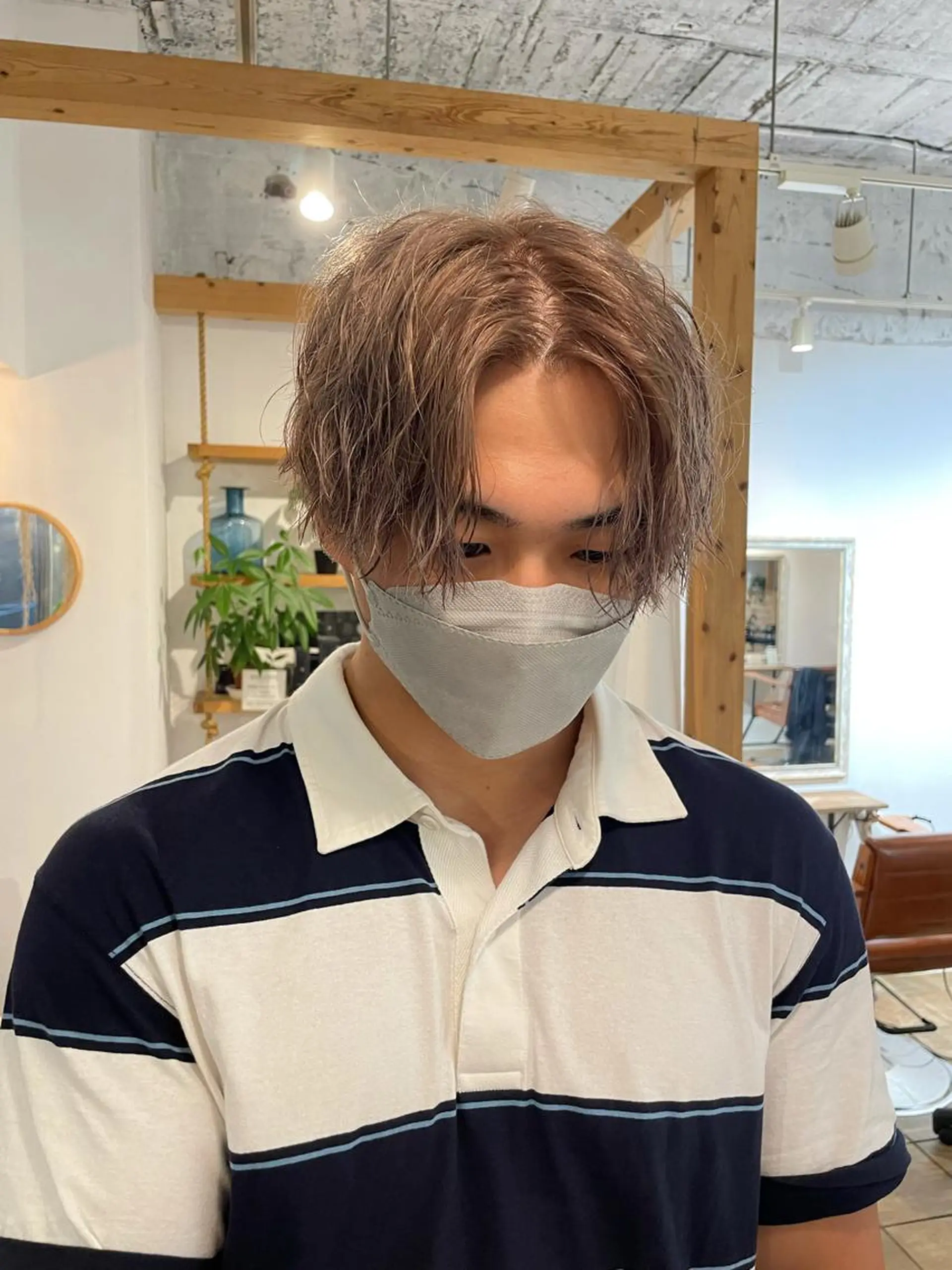 ミディアム 渋谷 ミモザワークス タニグチヨシユキのヘアスタイル