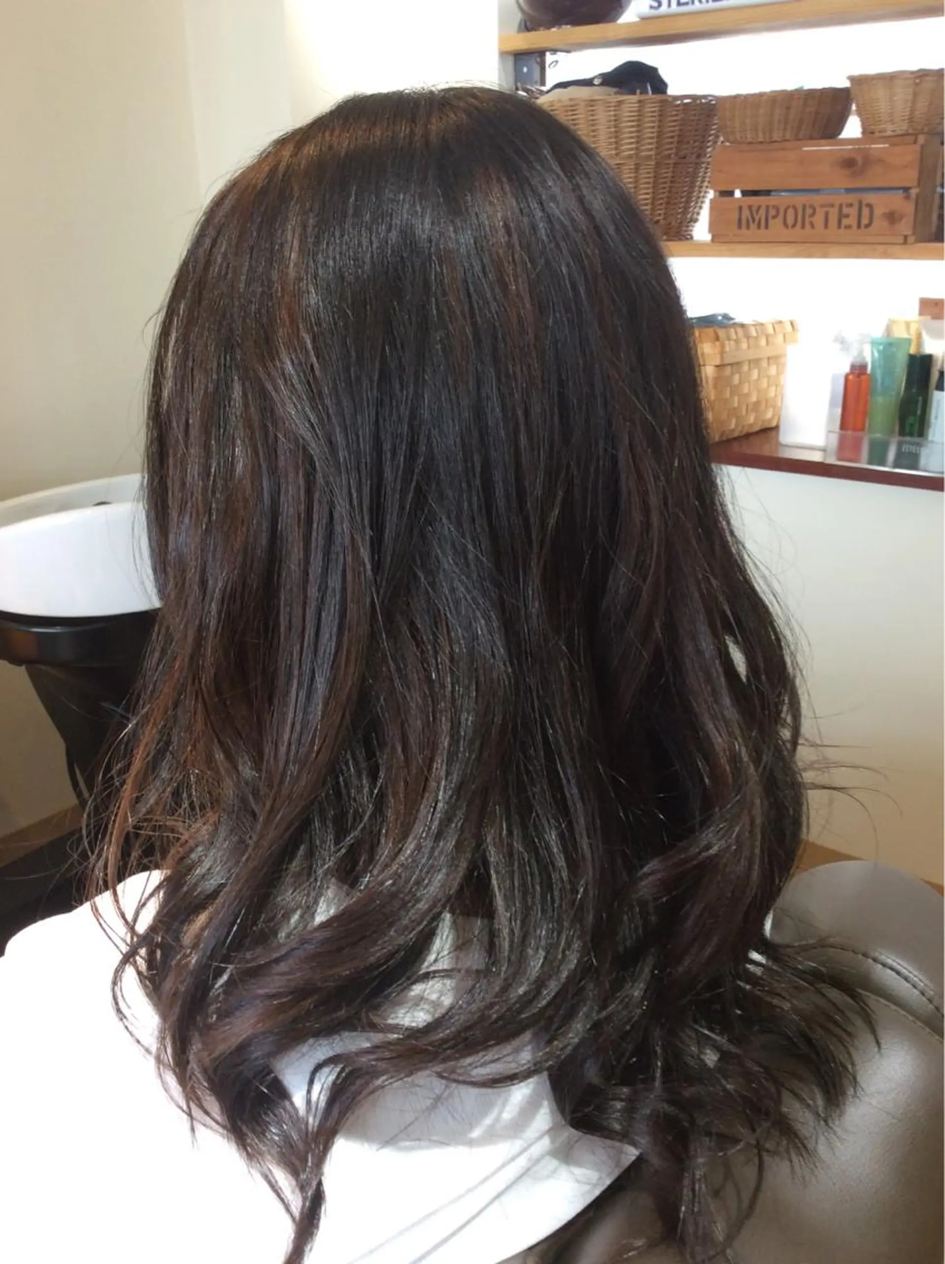ロング カラー パーマ カット ヘアカラー パーマ トリートメント Pinna by Lasetta所属・瀬田 幸代のヘアスタイル
