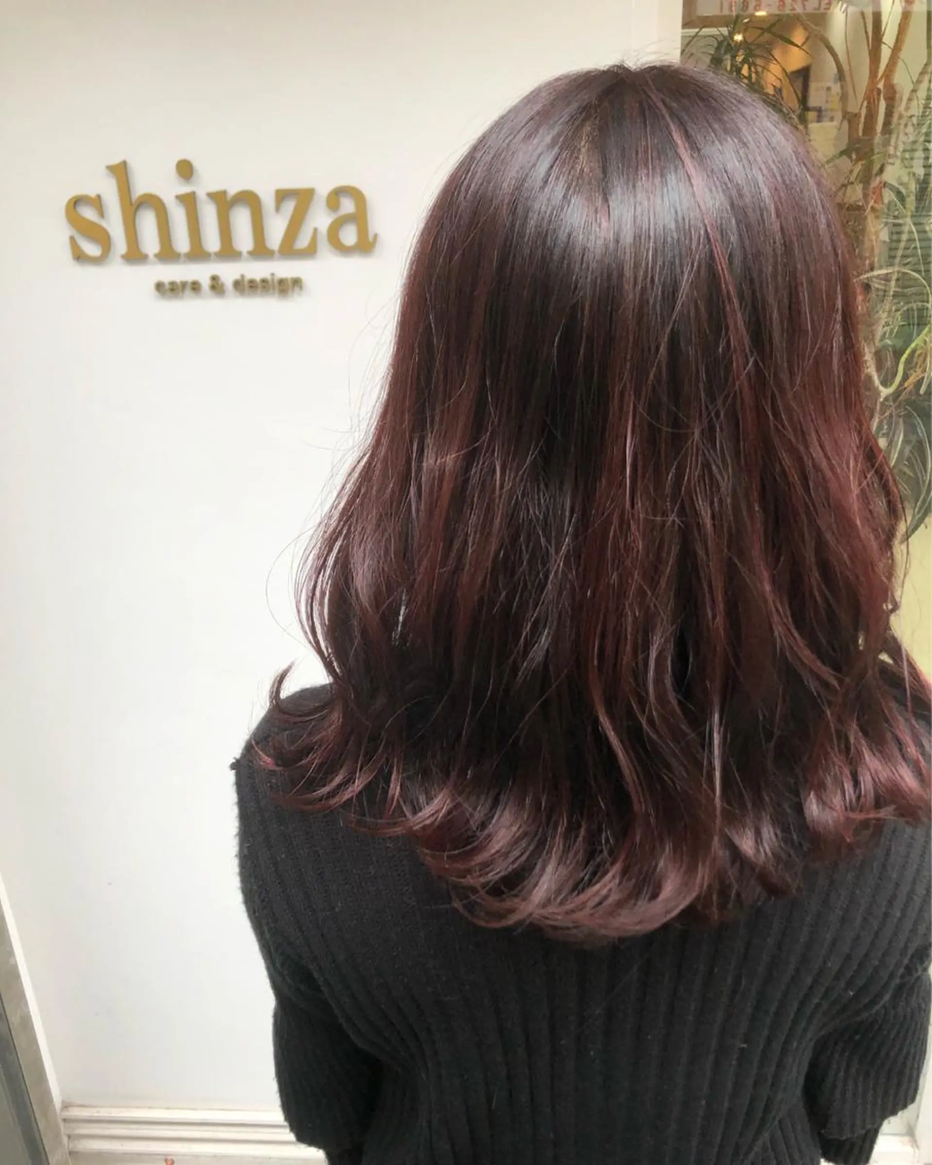 ミディアム カラー 髪質改善 ツヤ髪カラー✴︎髙井のヘアスタイル