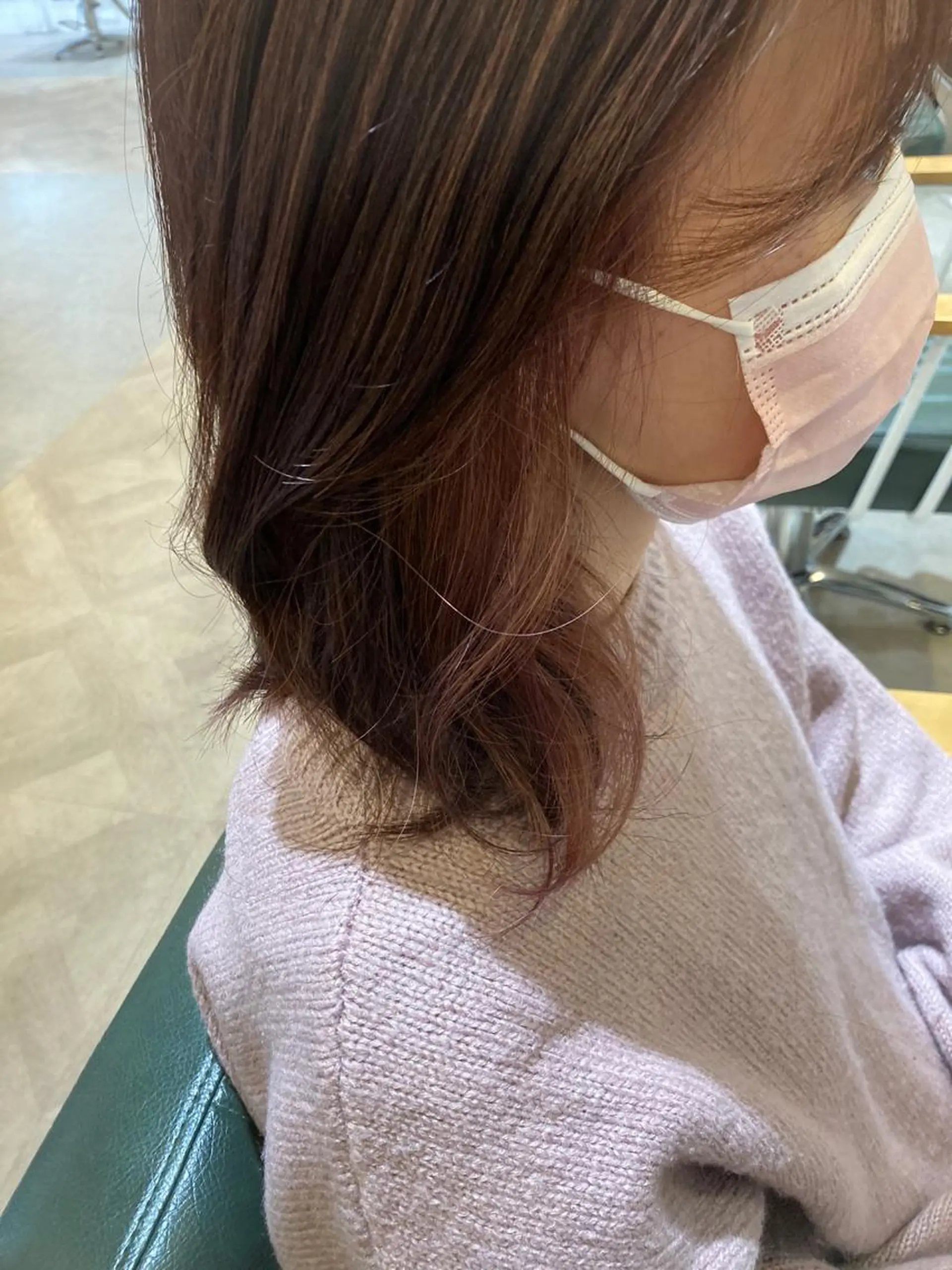 ミディアム アッシュ ウルフカット カット ヘアカラー トリートメント アルゴ八潮所属・Argo mikiのヘアスタイル