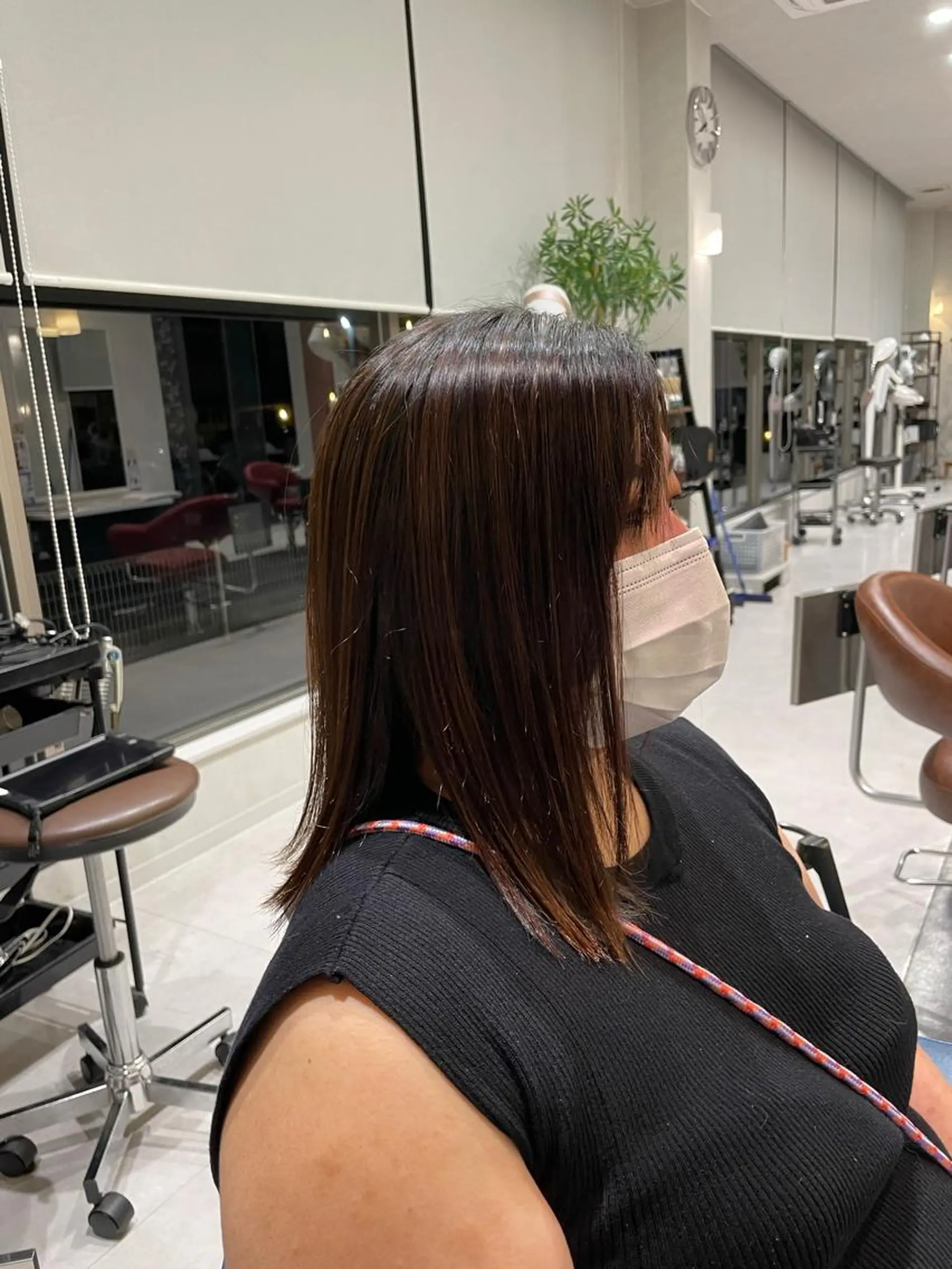ミディアム カット ヘアカラー パーマ トリートメント TELAHAIR 副代表　菊池謙のヘアスタイル