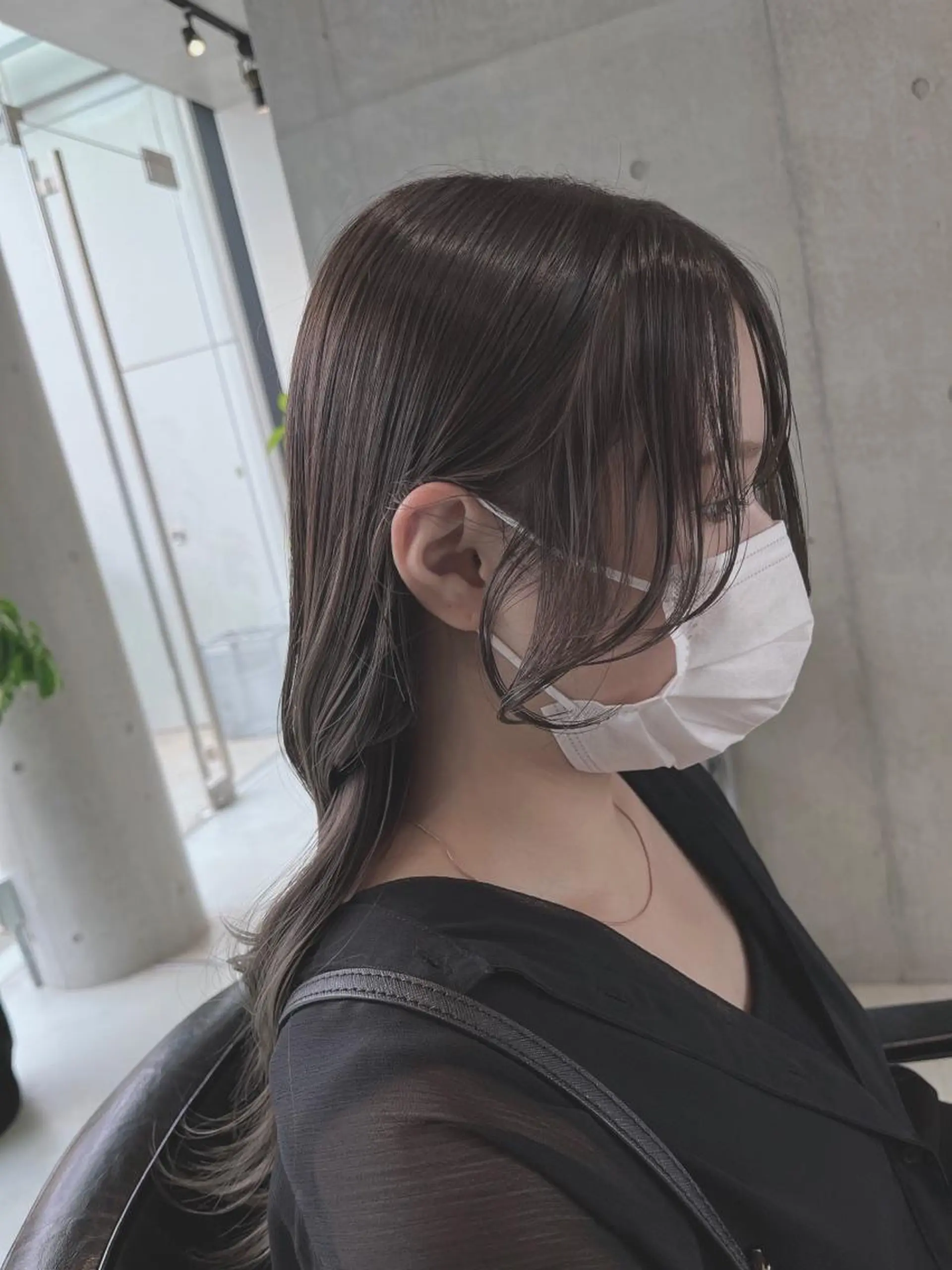 セミロング カット ヘアカラー トリートメント 🌫️大人韓国ヘア 🌫️naoyaのヘアスタイル