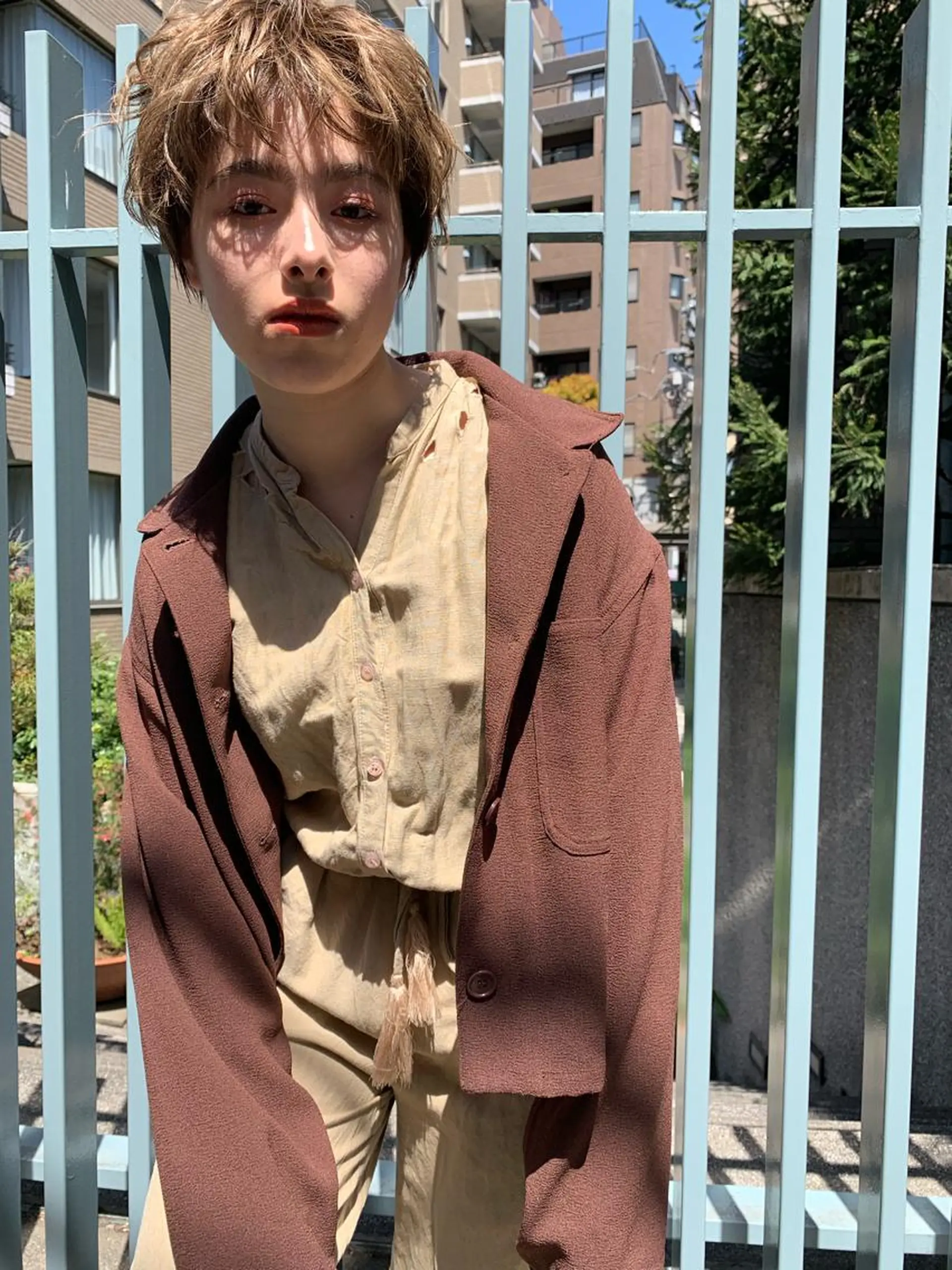 ショート nuu所属・💜ショート💜 ウルフ、ボブ二色亜美のヘアスタイル