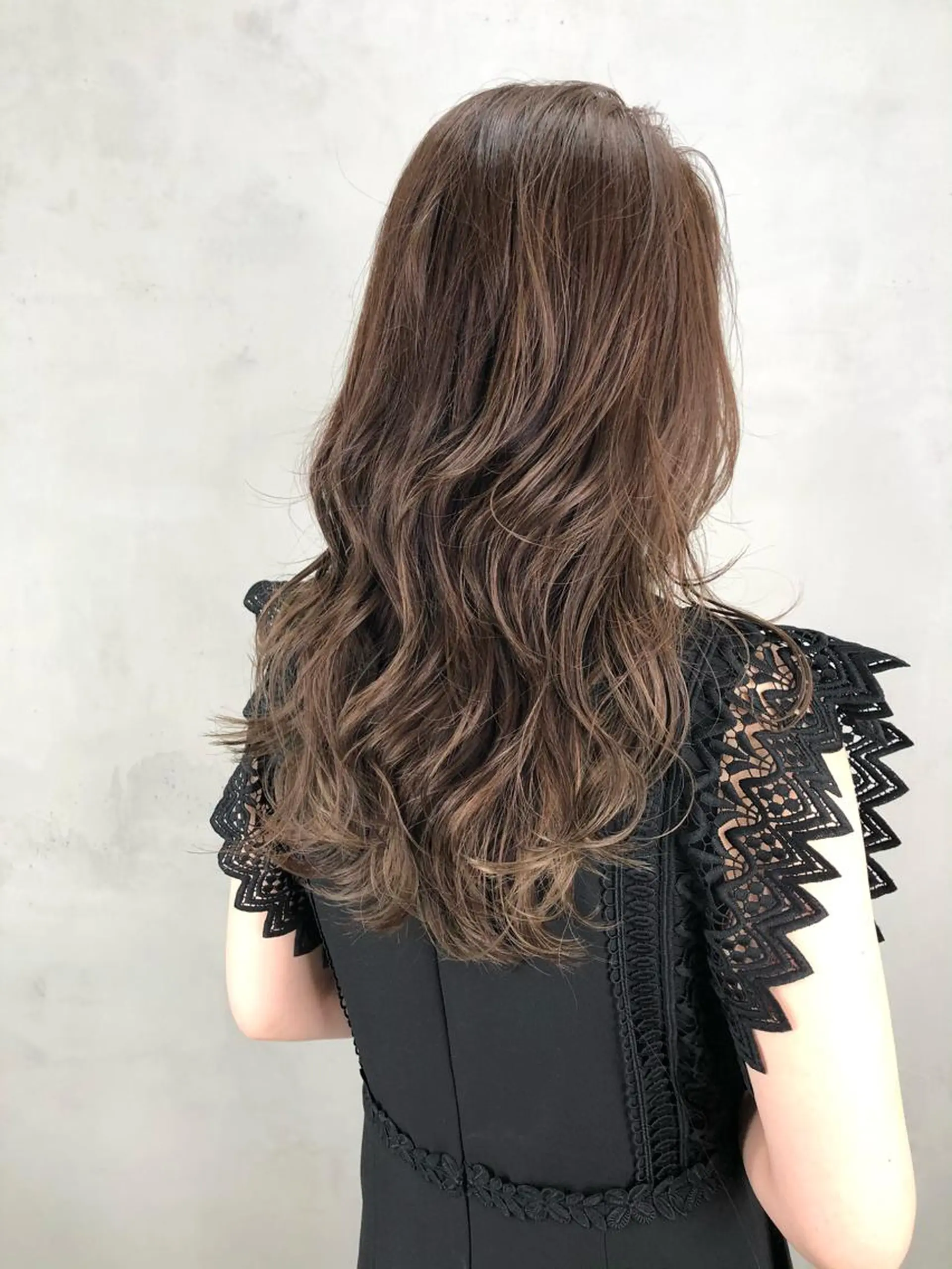 セミロング カラー モデル募集中✂︎ Happis ハピスのヘアスタイル