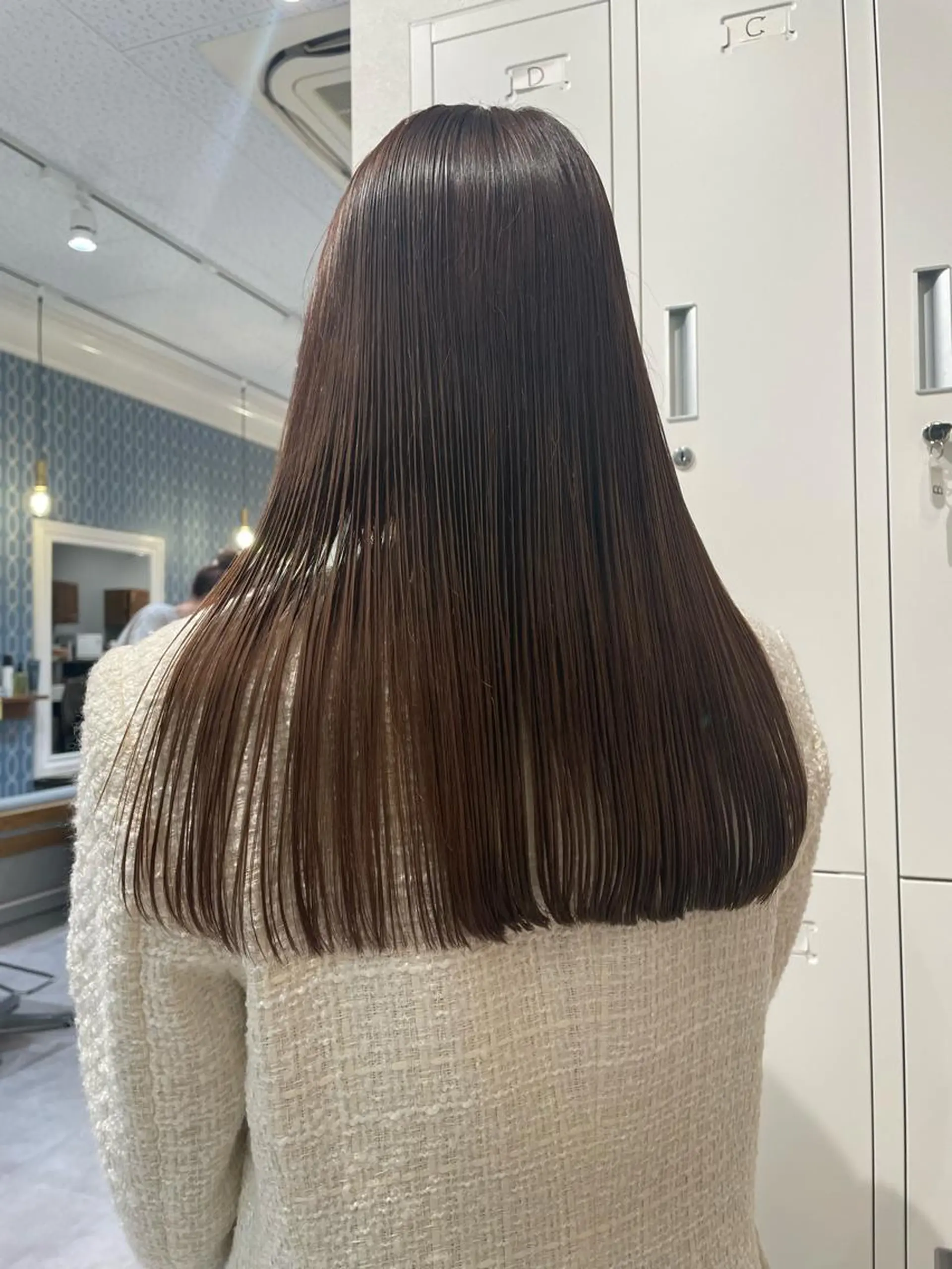 ロング カラー グレージュ カット ヘアカラー トリートメント 酒見 里奈のヘアスタイル