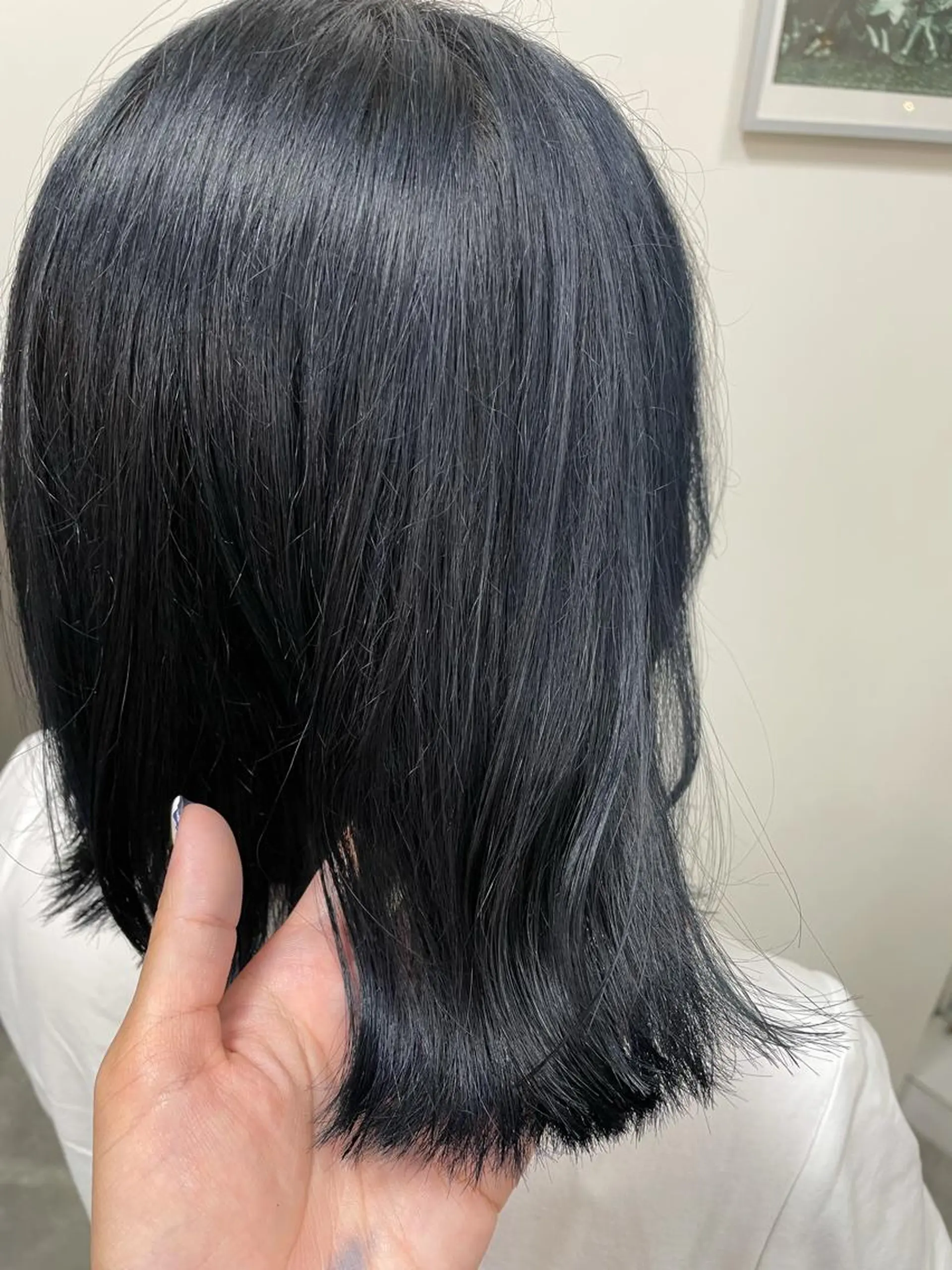 ミディアム カラー カット ヘアカラー トリートメント 平 ちひろのヘアスタイル