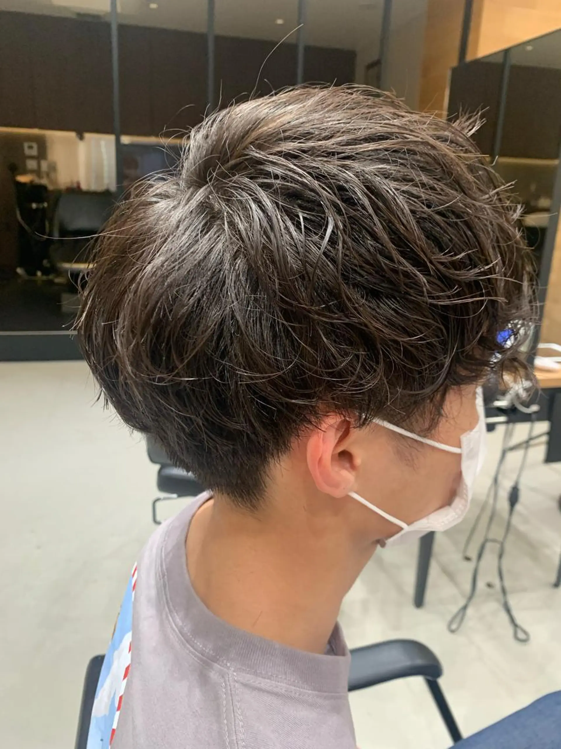 パーマ メンズ ROMMY.所属・大木 華のヘアスタイル