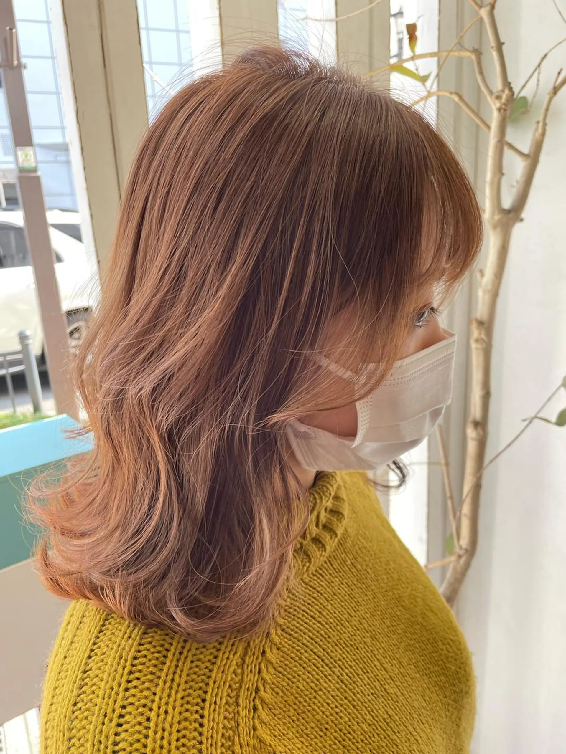 ミディアム カラー 【店長】インナー指名 No.1戸塚優思のヘアスタイル