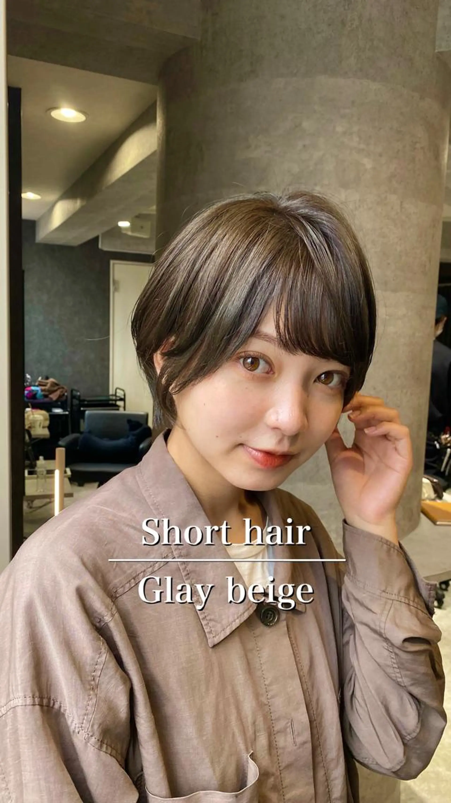 ショート カラー 女性が憧れる ショート/角田愛和のヘアスタイル