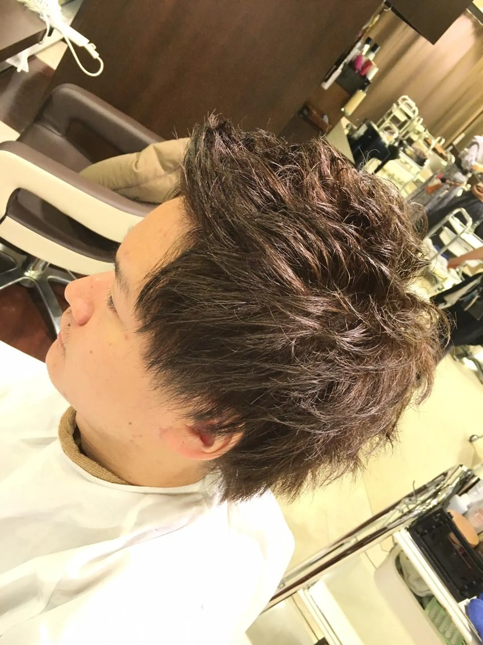 カラー メンズ カット ヘアカラー 伊藤 元気のヘアスタイル