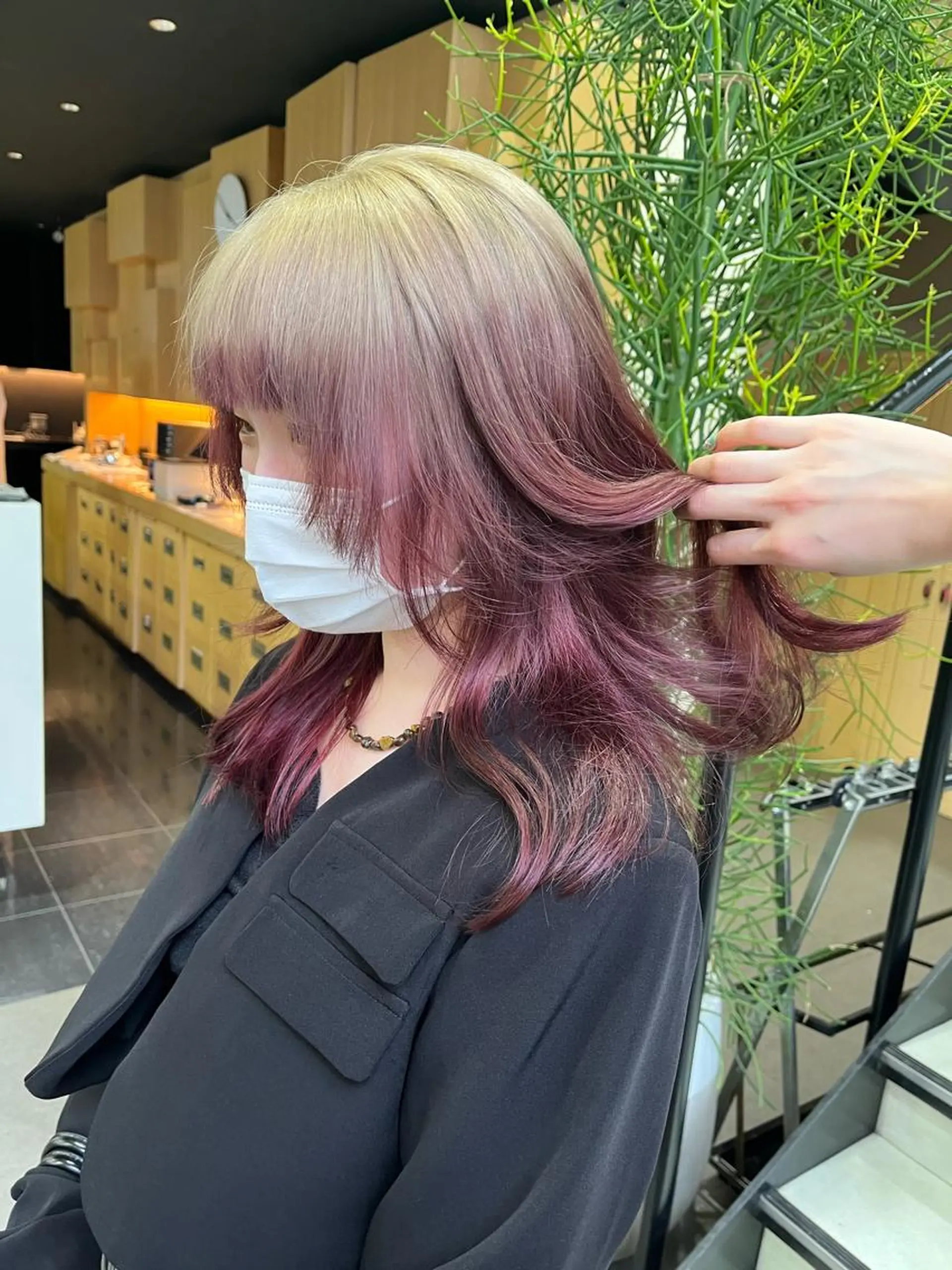 カラー ヘアカラー トリートメント 海外girl🤎 透明感ベージュmaoのヘアスタイル
