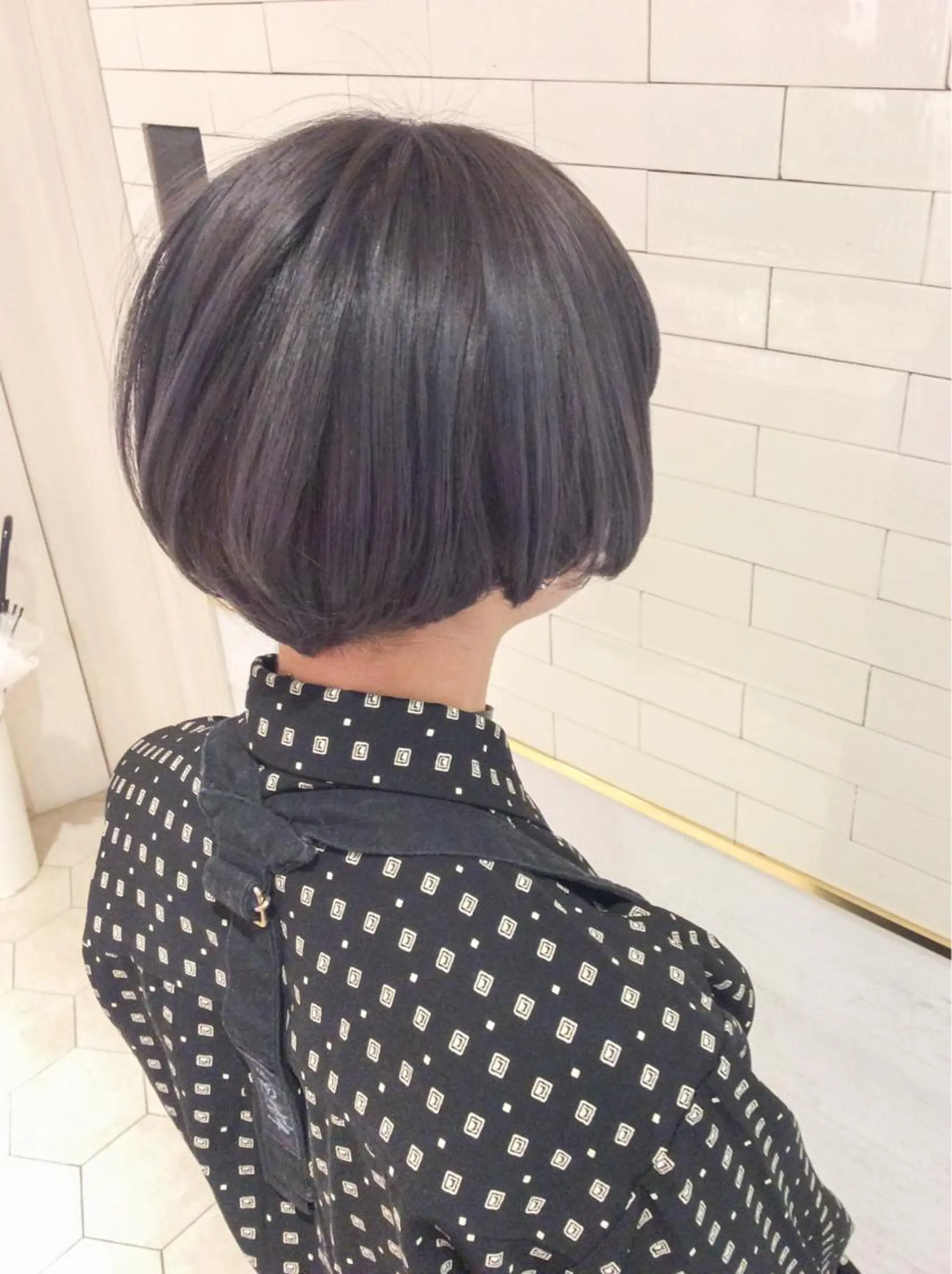 ショート カラー レイヤーカット× 髪質改善たもりのヘアスタイル