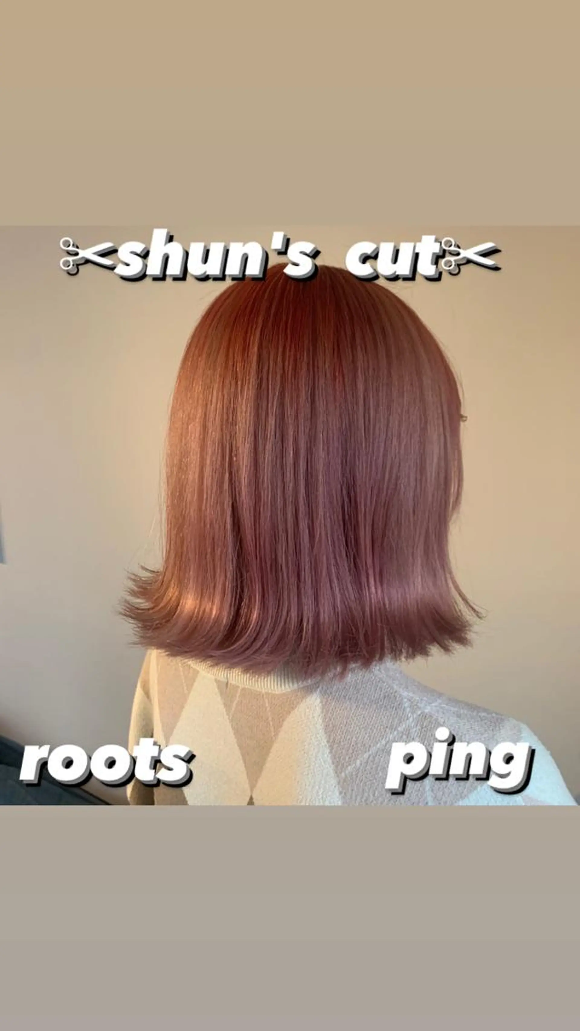 セミロング カラー ヘアカラー Go today  シェアサロン札幌nix店所属・海外スタイル✂︎ ✂︎sunのヘアスタイル