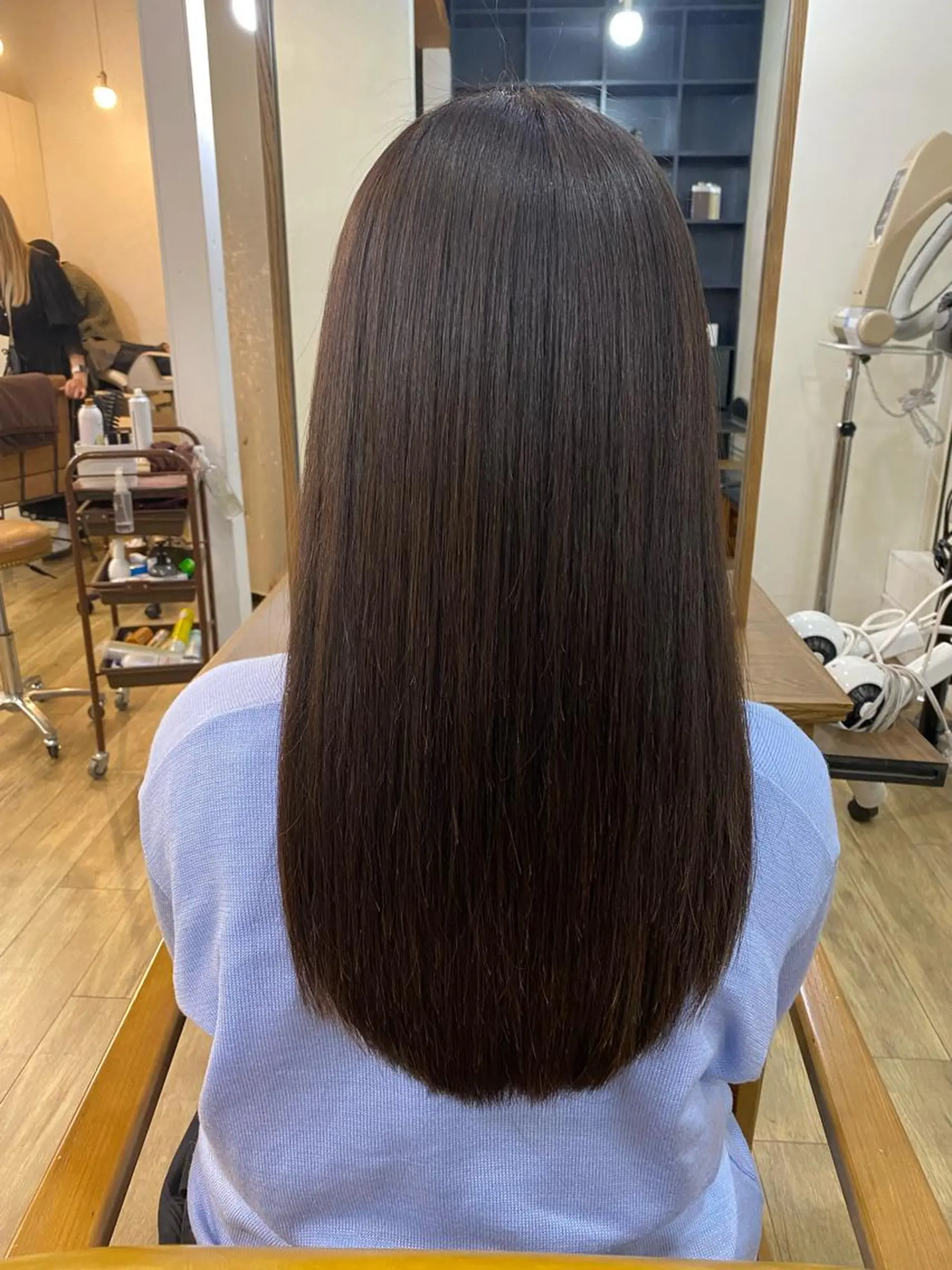 ロング 縮毛矯正 縮毛矯正 千 田のヘアスタイル