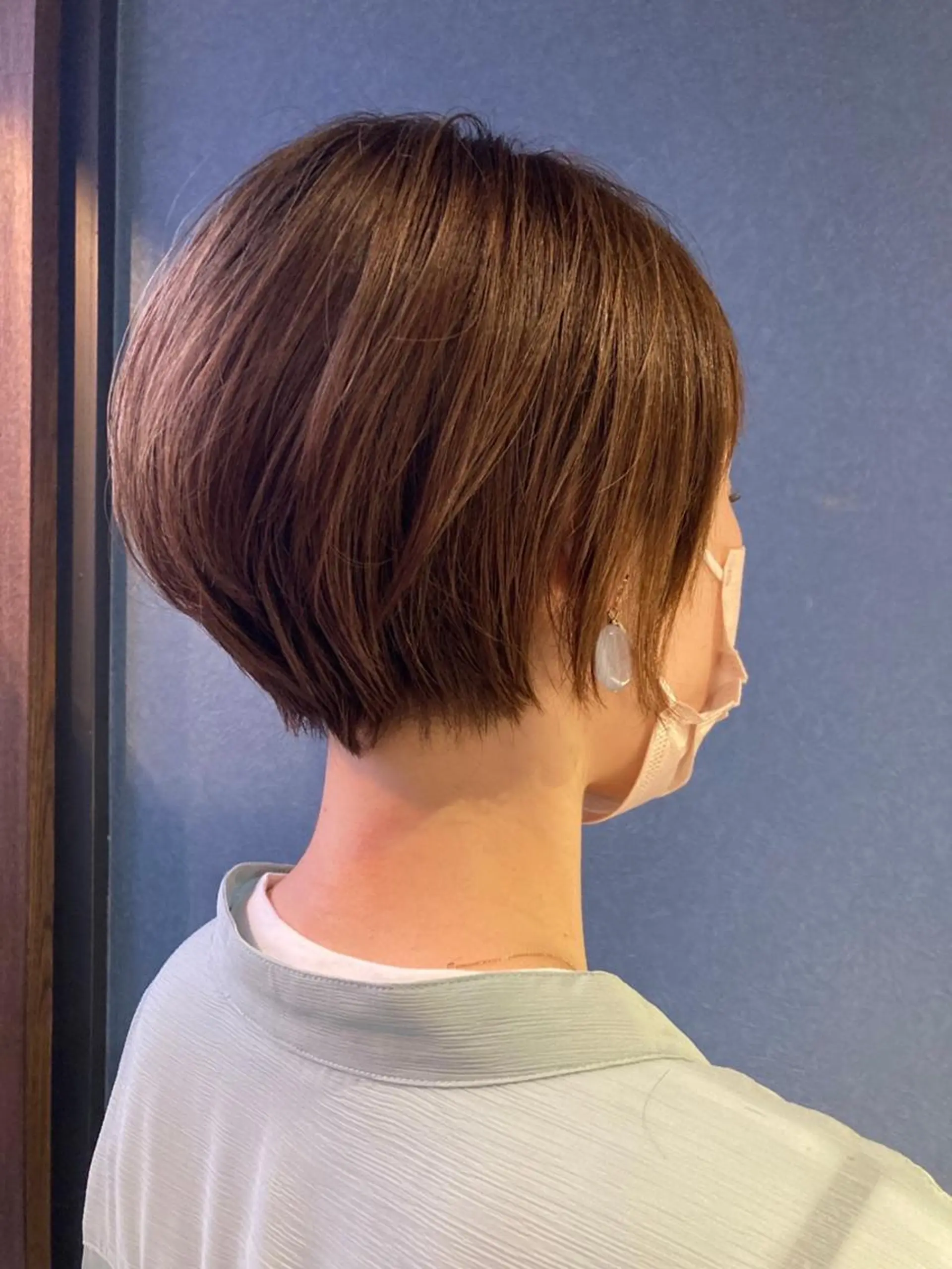 ショート カラー ショートボブ 透明感カラー ボブ ショートヘア カット ヘアカラー ✨白髪ぼかし 🍀MINAKO☆のヘアスタイル