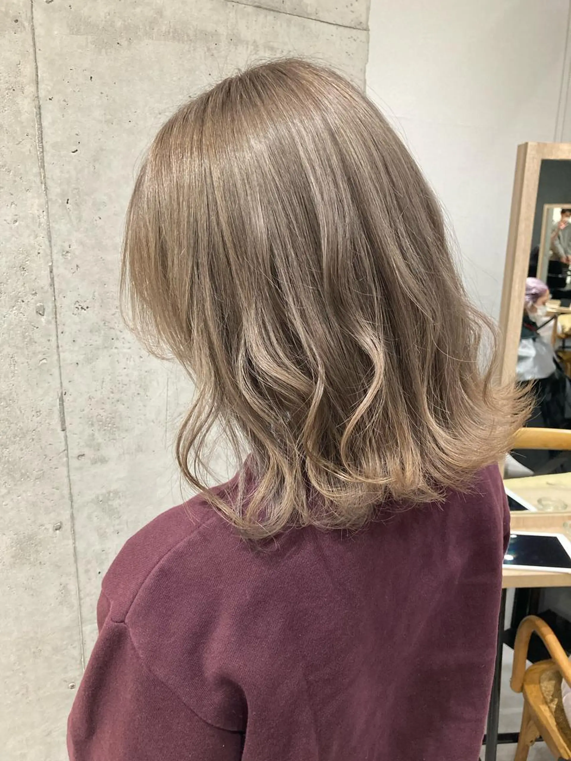 ミディアム ヘアカラー トリートメント ✨色持ちの良い艶 カラー✨蟹江真世のヘアスタイル