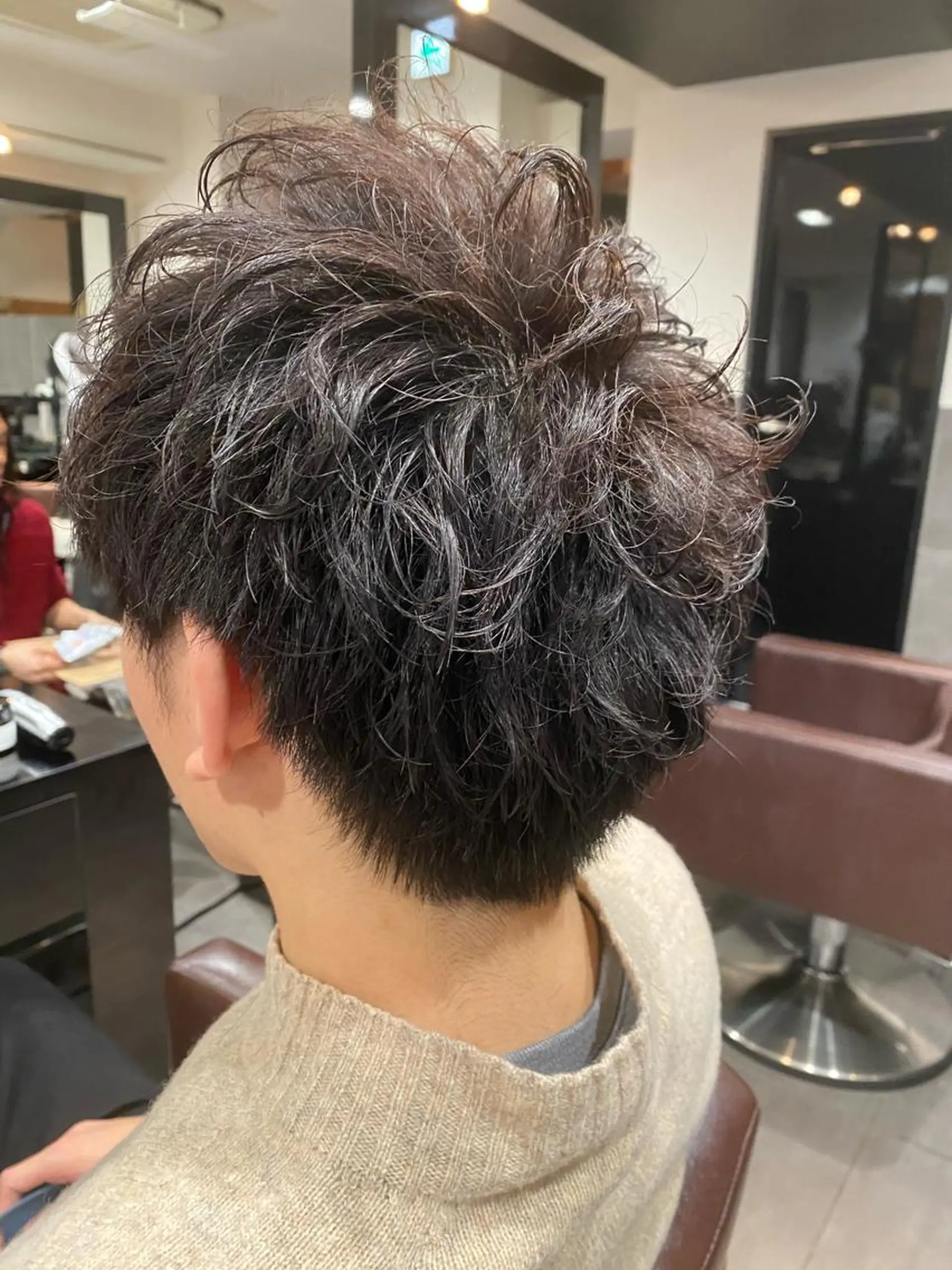 メンズ カット パーマ ⭕️メンズパーマ⭕️ 山口 裕太郎のヘアスタイル