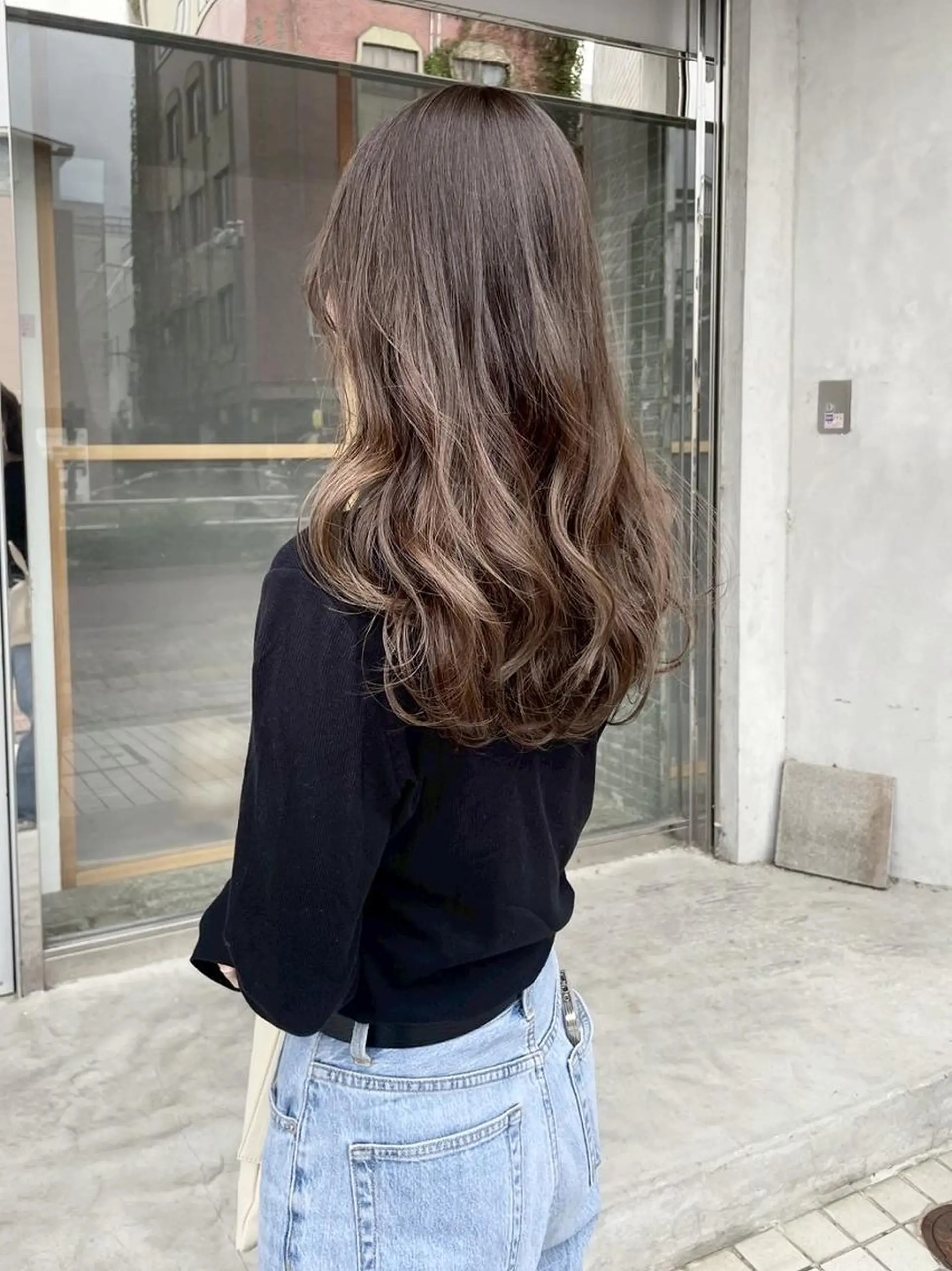 ロング カラー グラデーションカラー ハイトーンカラー カット ヘアカラー トリートメント 🩰韓国/ボブ/ まつパ🩰aikaのヘアスタイル