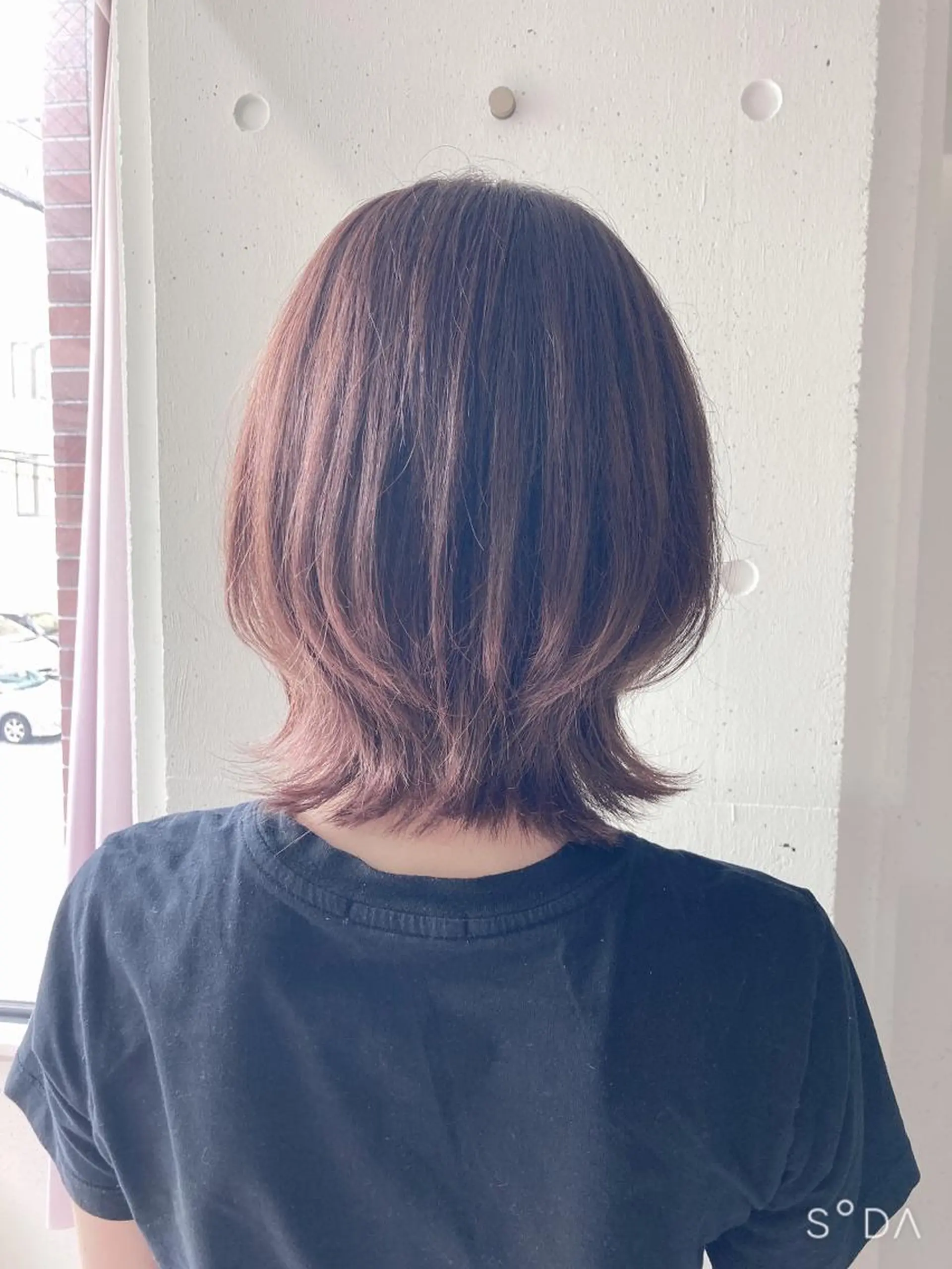 ミディアム ウルフカット カット ヘアカラー ミルミー美容室所属・🦄💒💓齎藤 七海子🦄💒💓のマツエク・マツパデザイン
