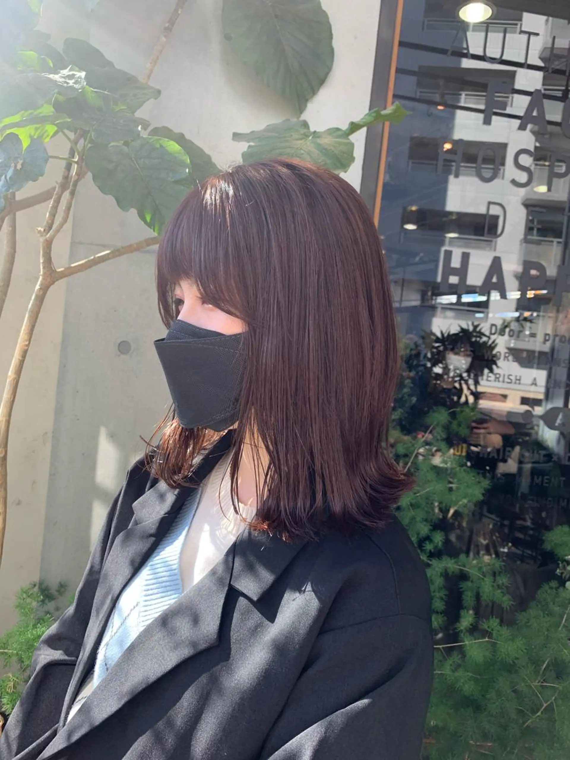 ミディアム ボブ/ベージュ/ パーマ🪿近森ゆいのヘアスタイル