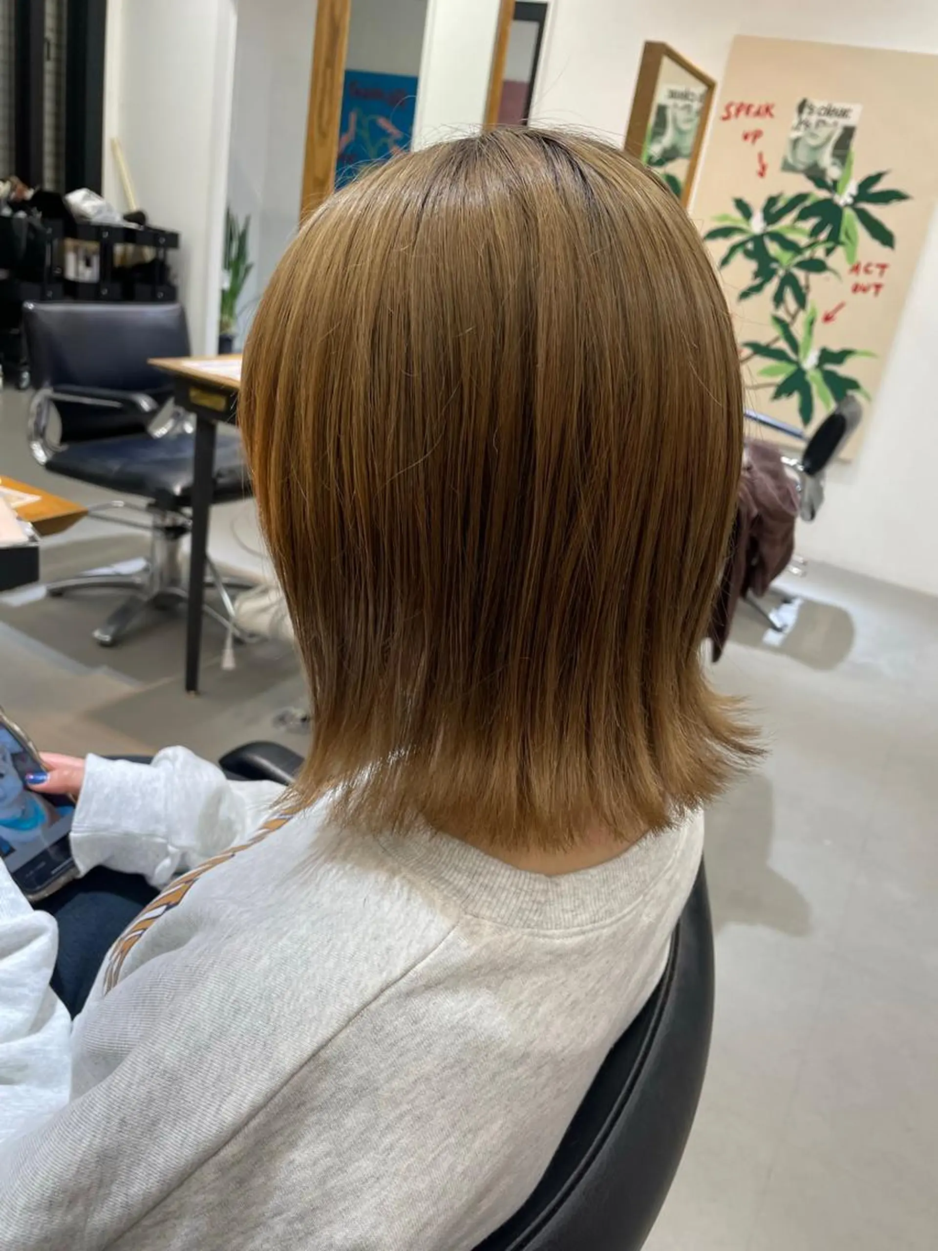 ミディアム ボブ サニーズ　バイ　コンクス所属・🌼みらん🌼 /副店長スタイリストのヘアスタイル